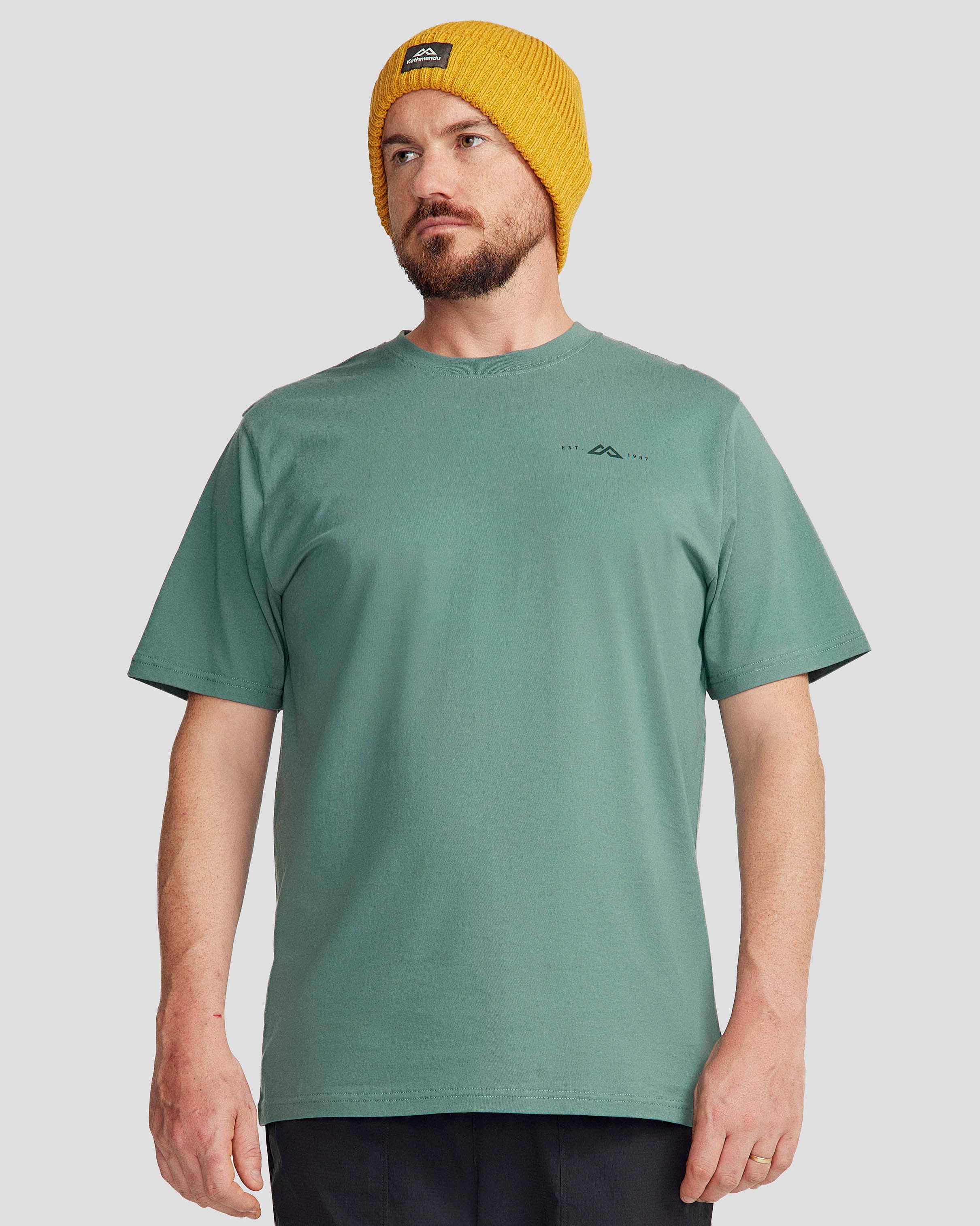 Men's 1987 Organic Cotton T-shirt - Light Forest