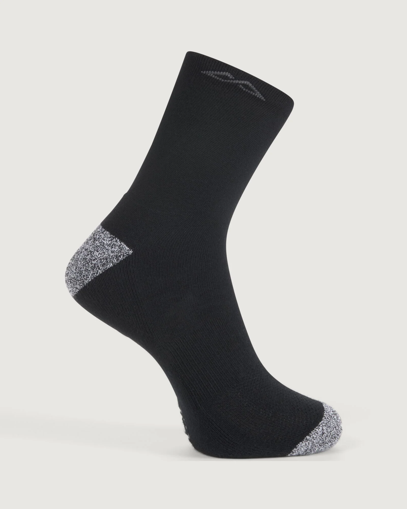 Accion driMOTION Quarter Crew Socks - 2 Pack - Black/Blueridge - Image 2