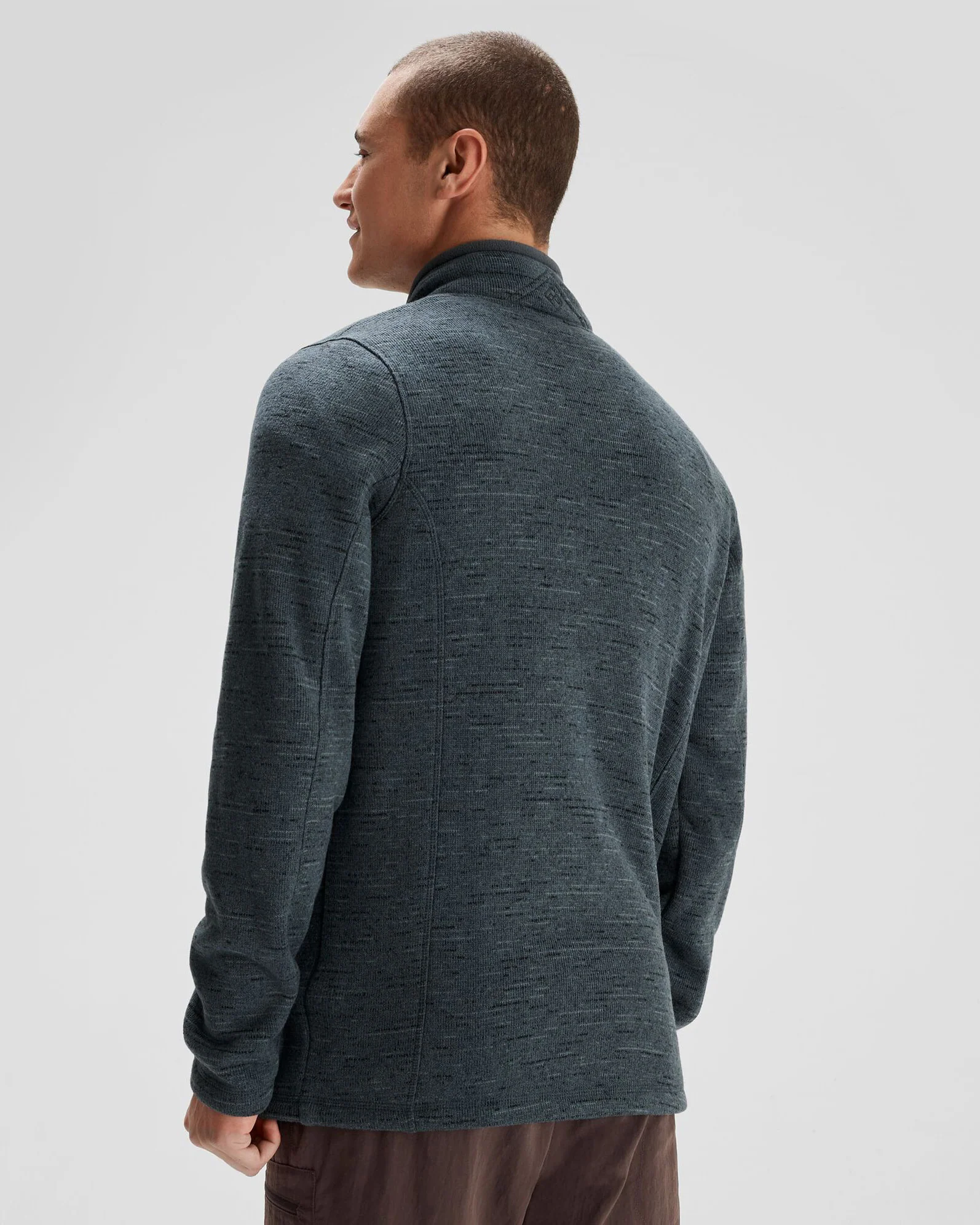 Men's Aikman Fleece Jacket - Night Marle - Image 4