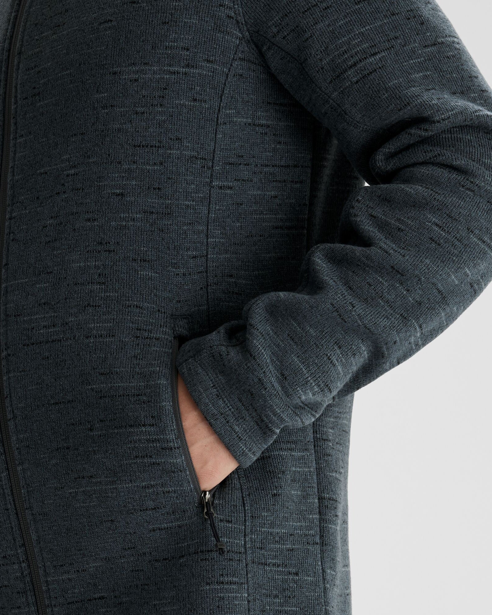 Men's Aikman Fleece Jacket - Night Marle - Image 5