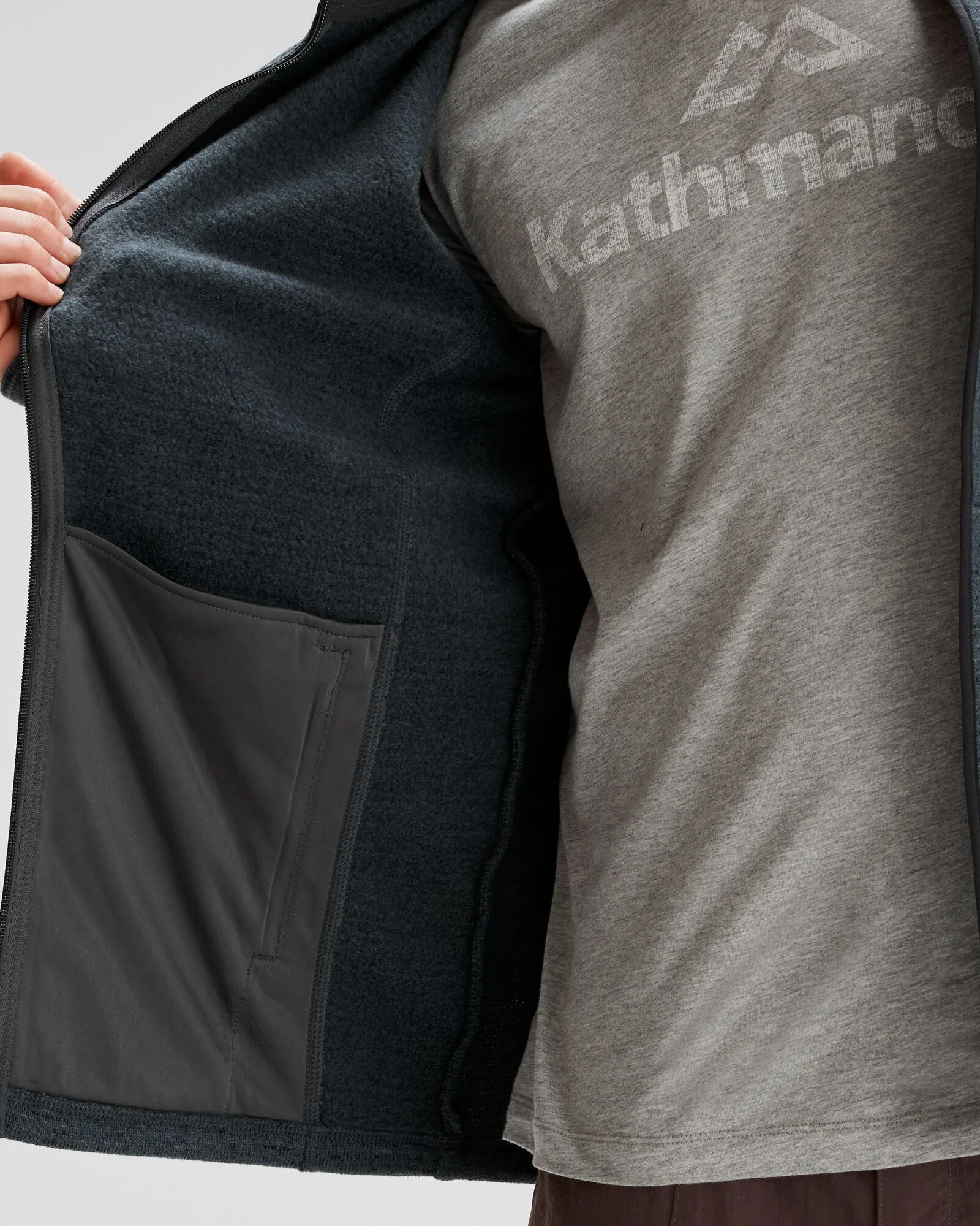 Men's Aikman Fleece Jacket - Night Marle - Image 6