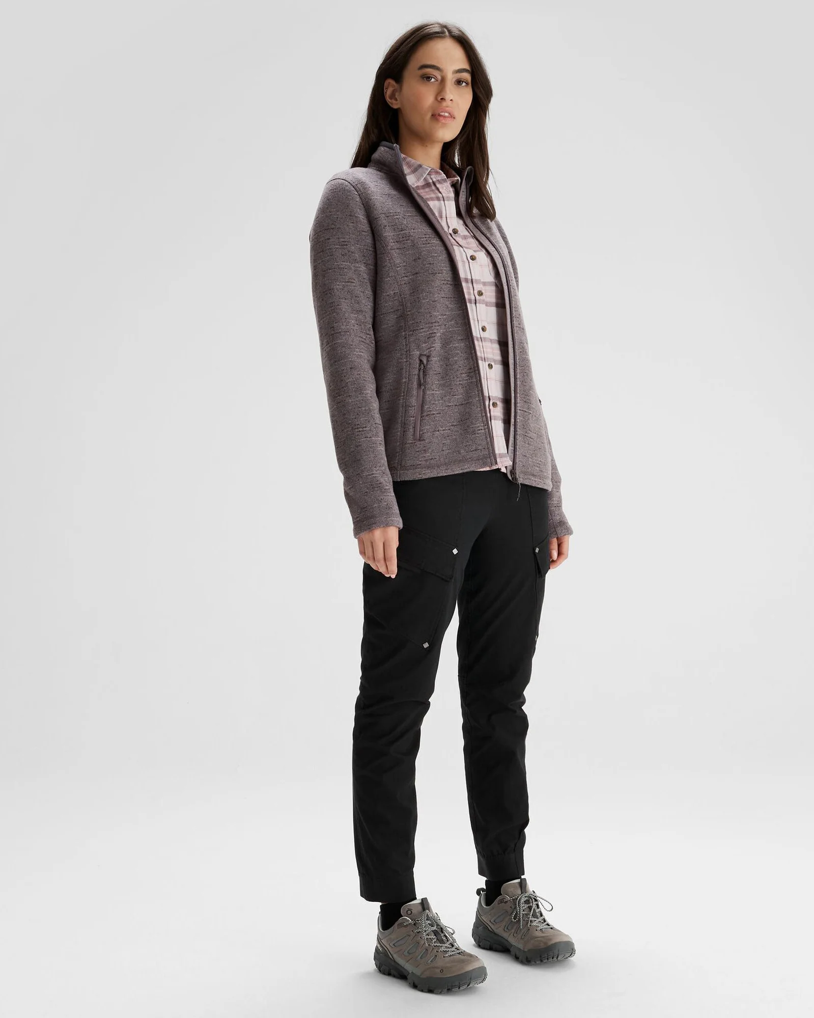 Women's Aikman Fleece Jacket - Quartz Marle - Image 2