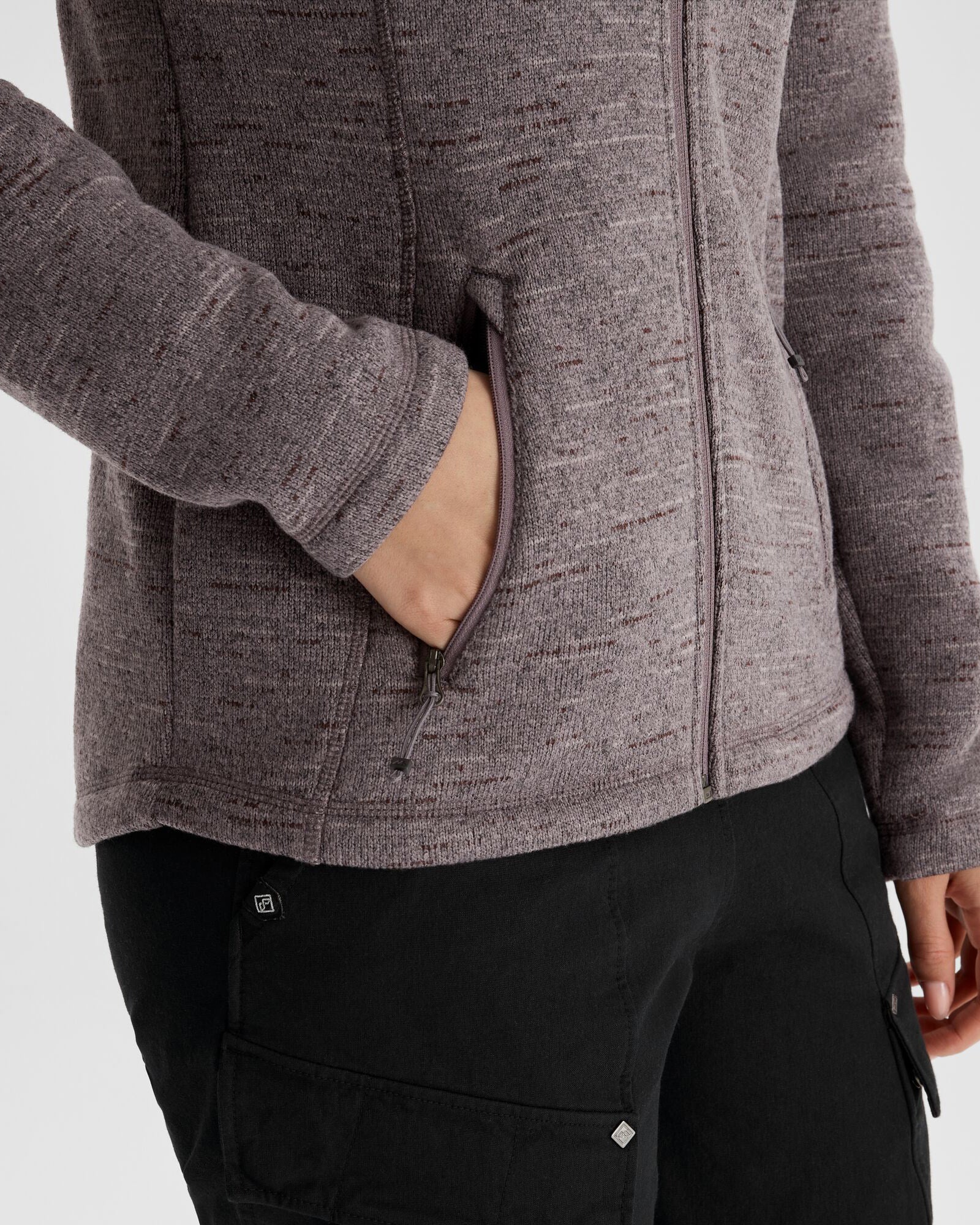 Women's Aikman Fleece Jacket - Quartz Marle - Image 4