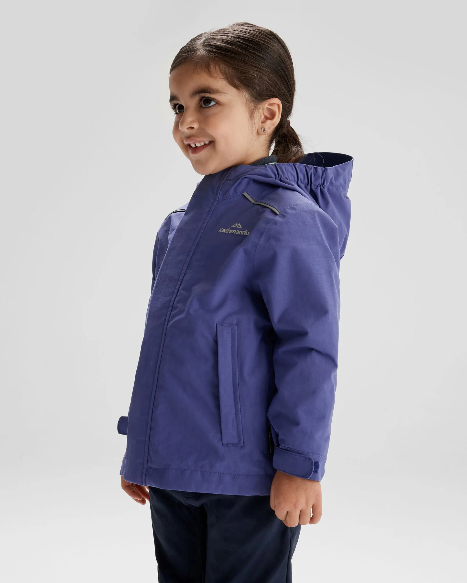 Kids' Andulo 2-layer Rain Jacket - Horizon Line - Image 3