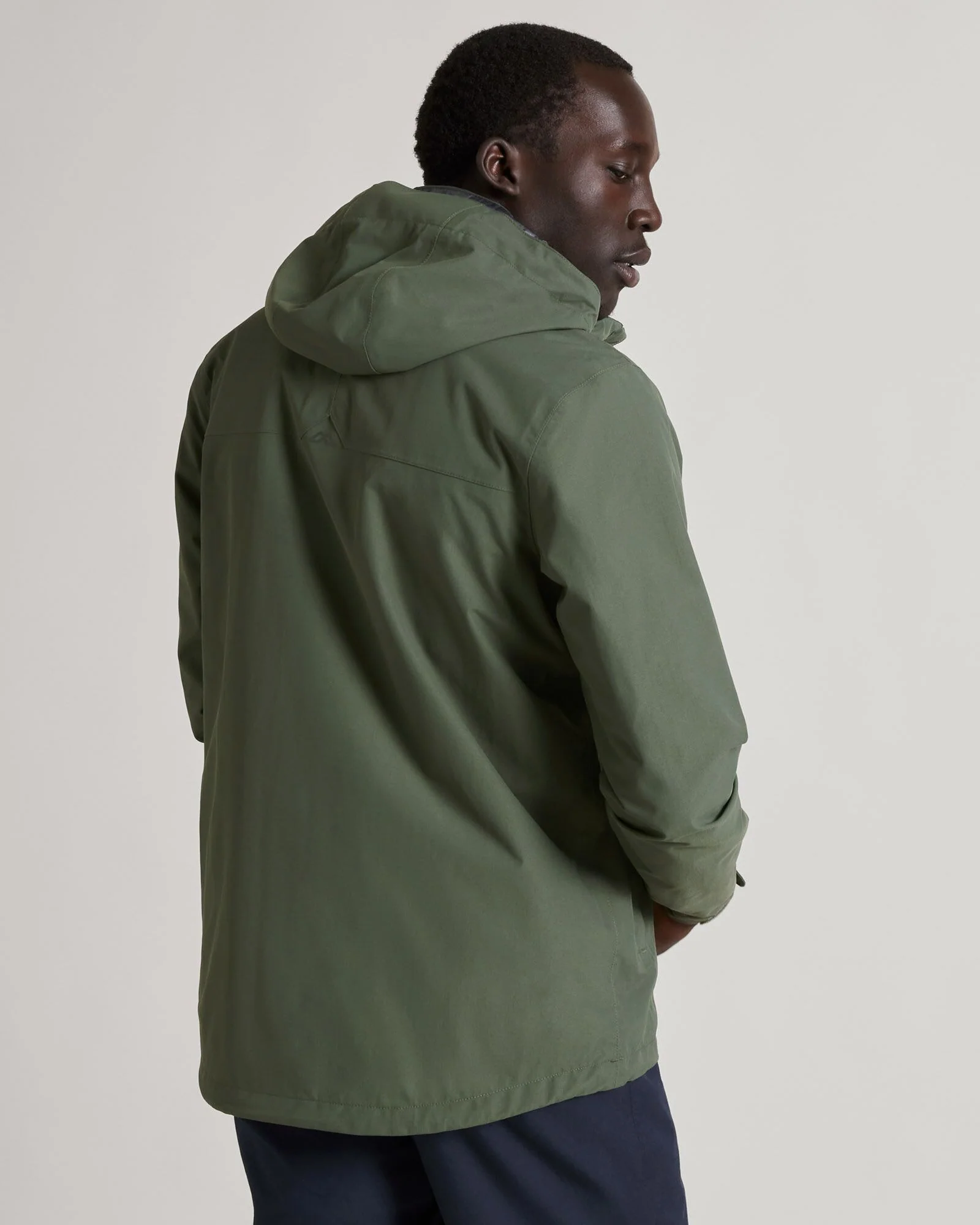 Men's Andulo 2-layer Rain Jacket - Thyme - Image 4