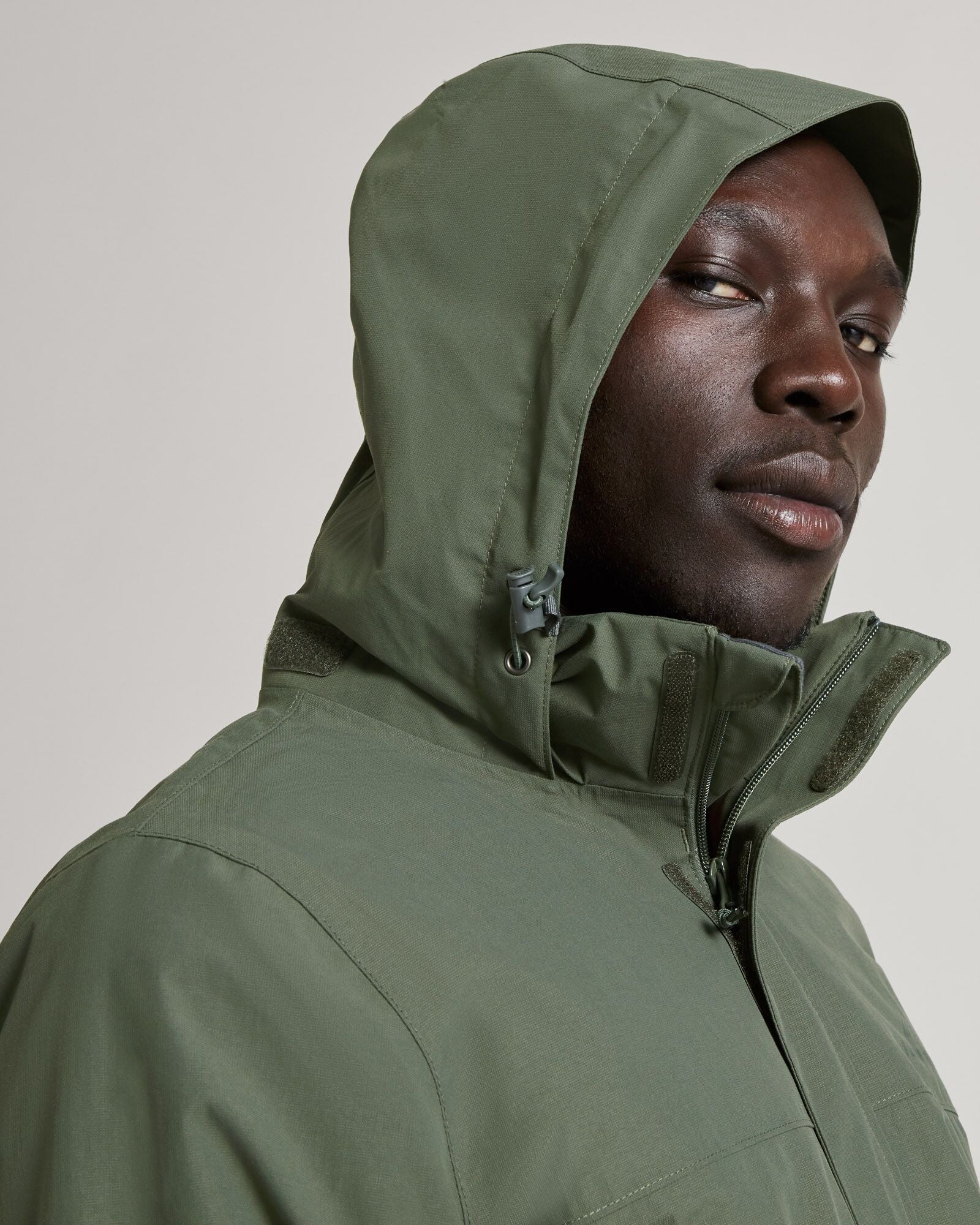 Men's Andulo 2-layer Rain Jacket - Thyme - Image 5