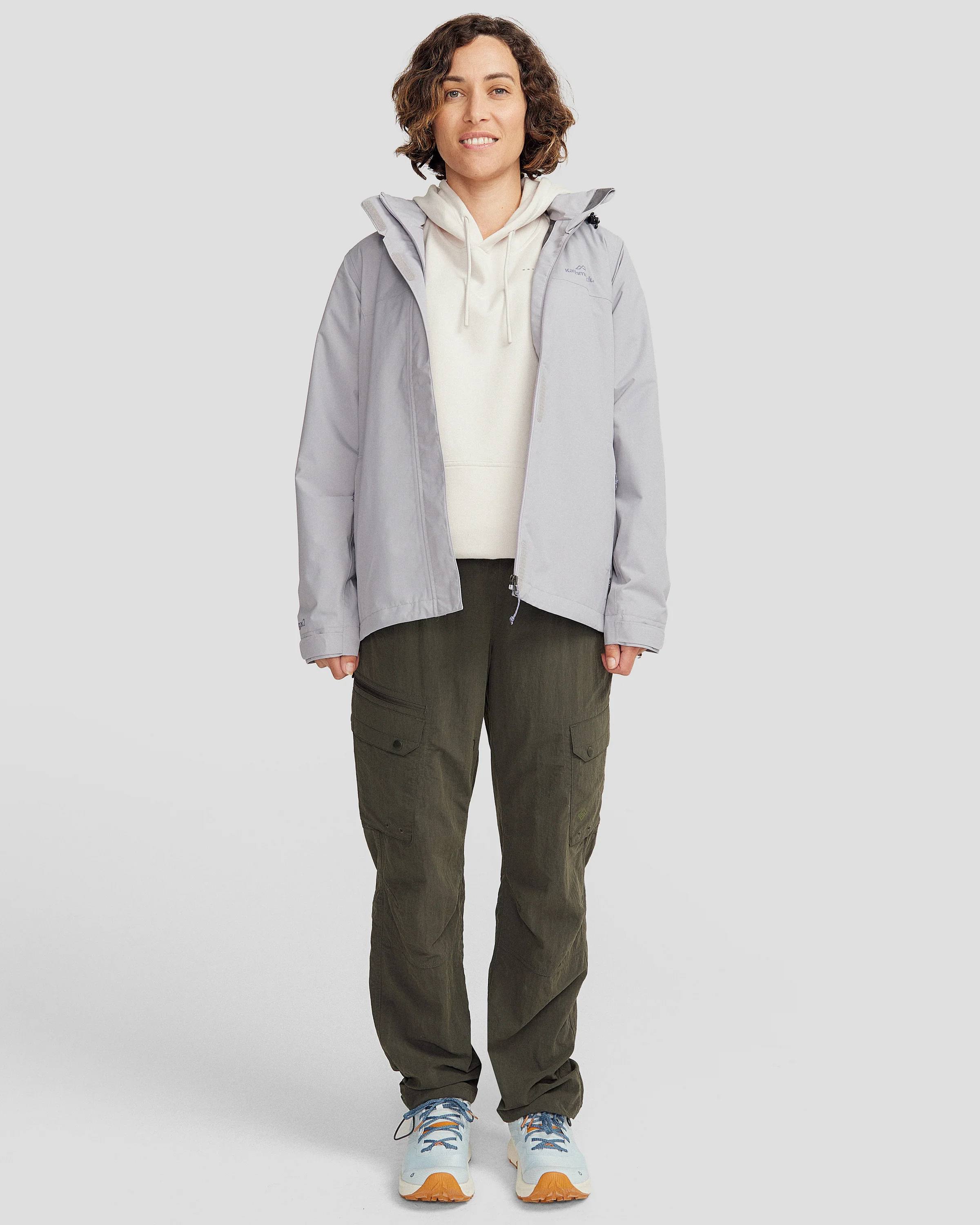 Andulo Women's Rain Jacket v3 - Light Haze - Image 2