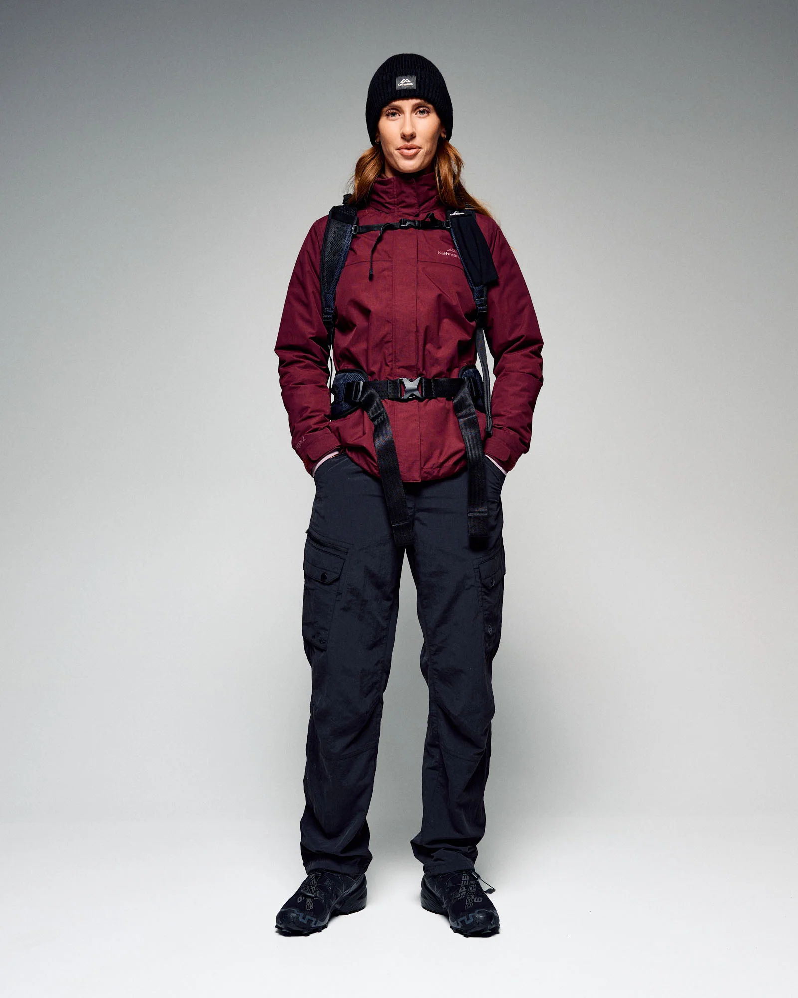 Women's Andulo Rain Jacket v3 - Mulberry - Image 2