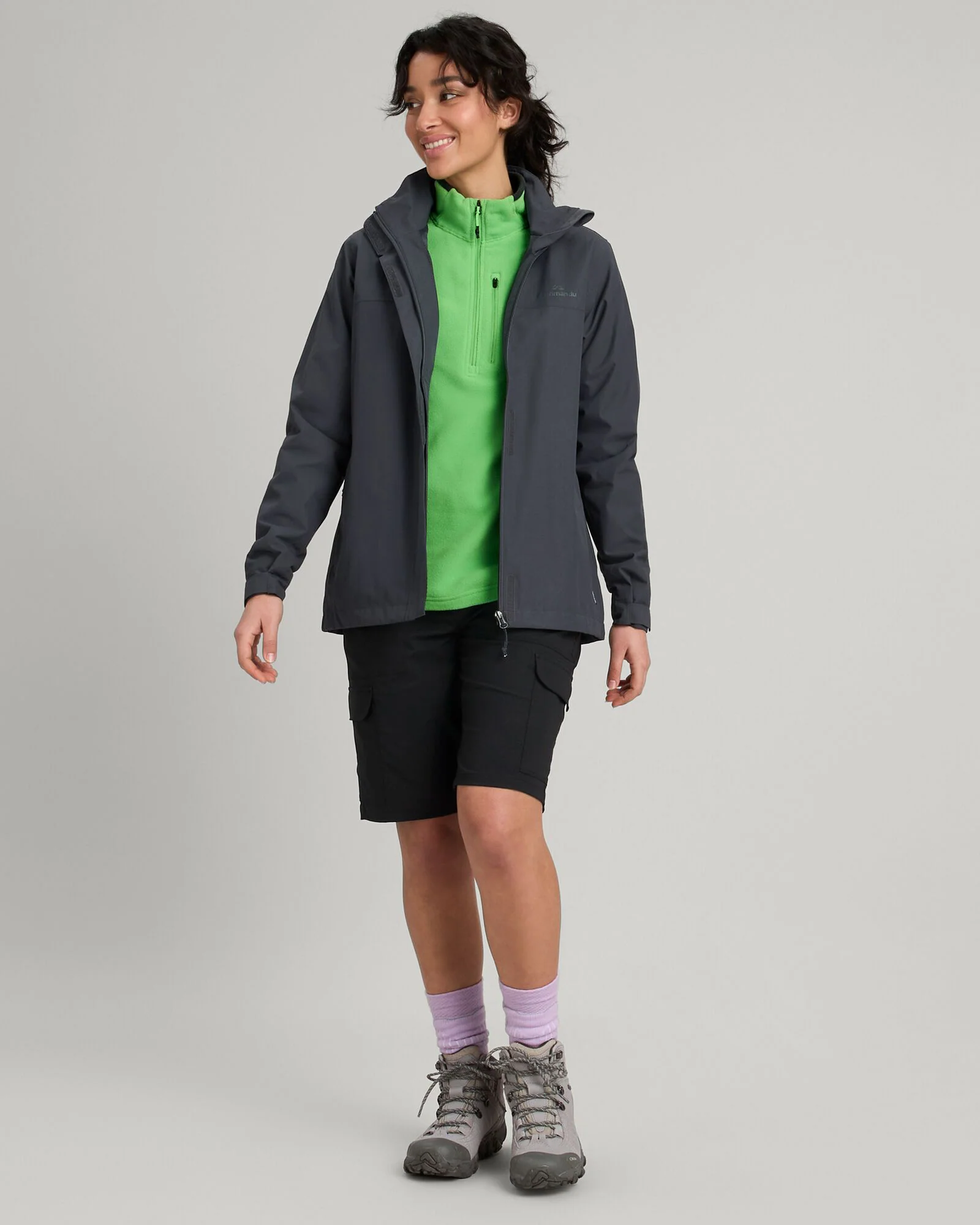 Women's Andulo 2-layer Rain Jacket - Night - Image 6