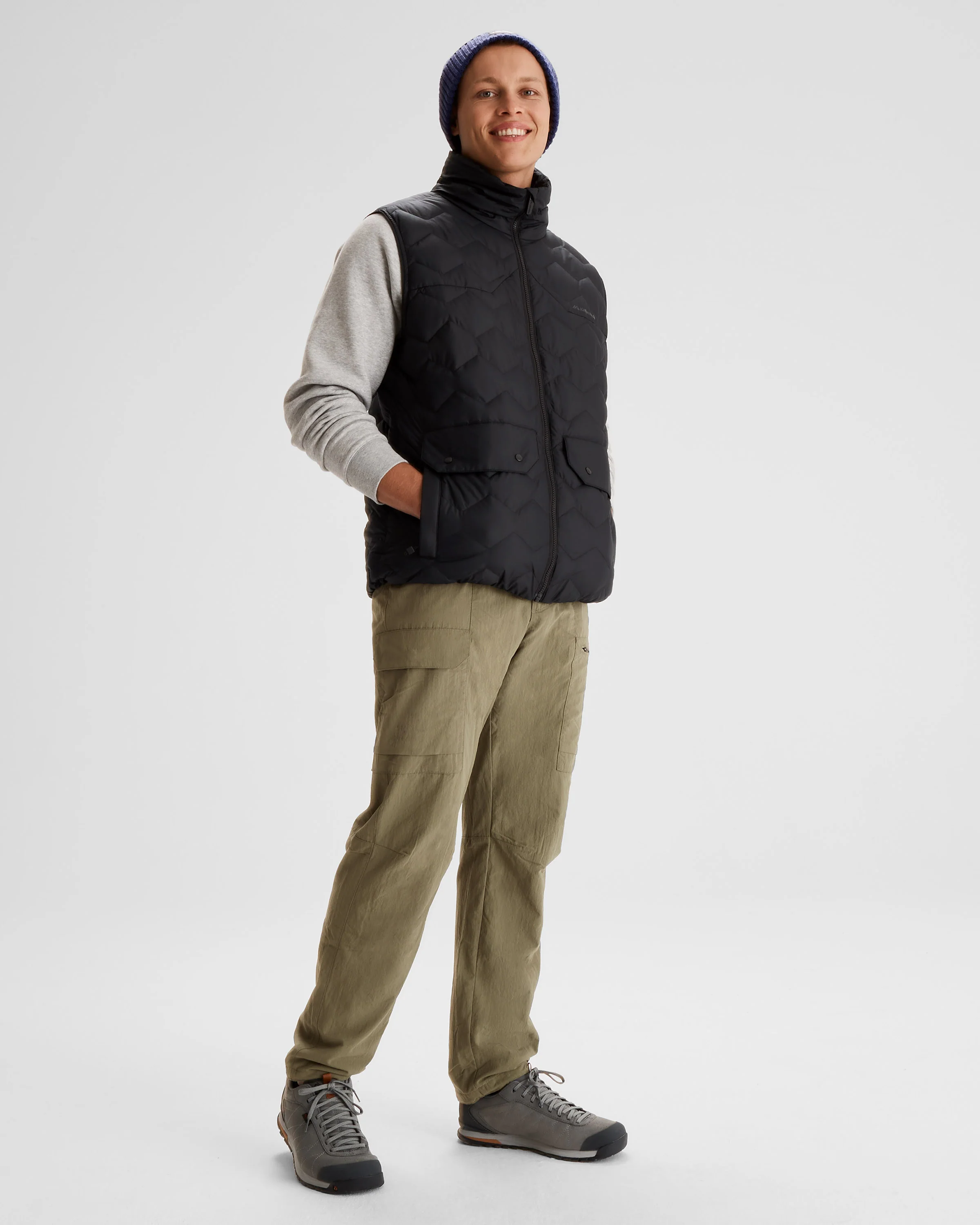 Men's Any Time Down Vest - Black Stingray - Image 2