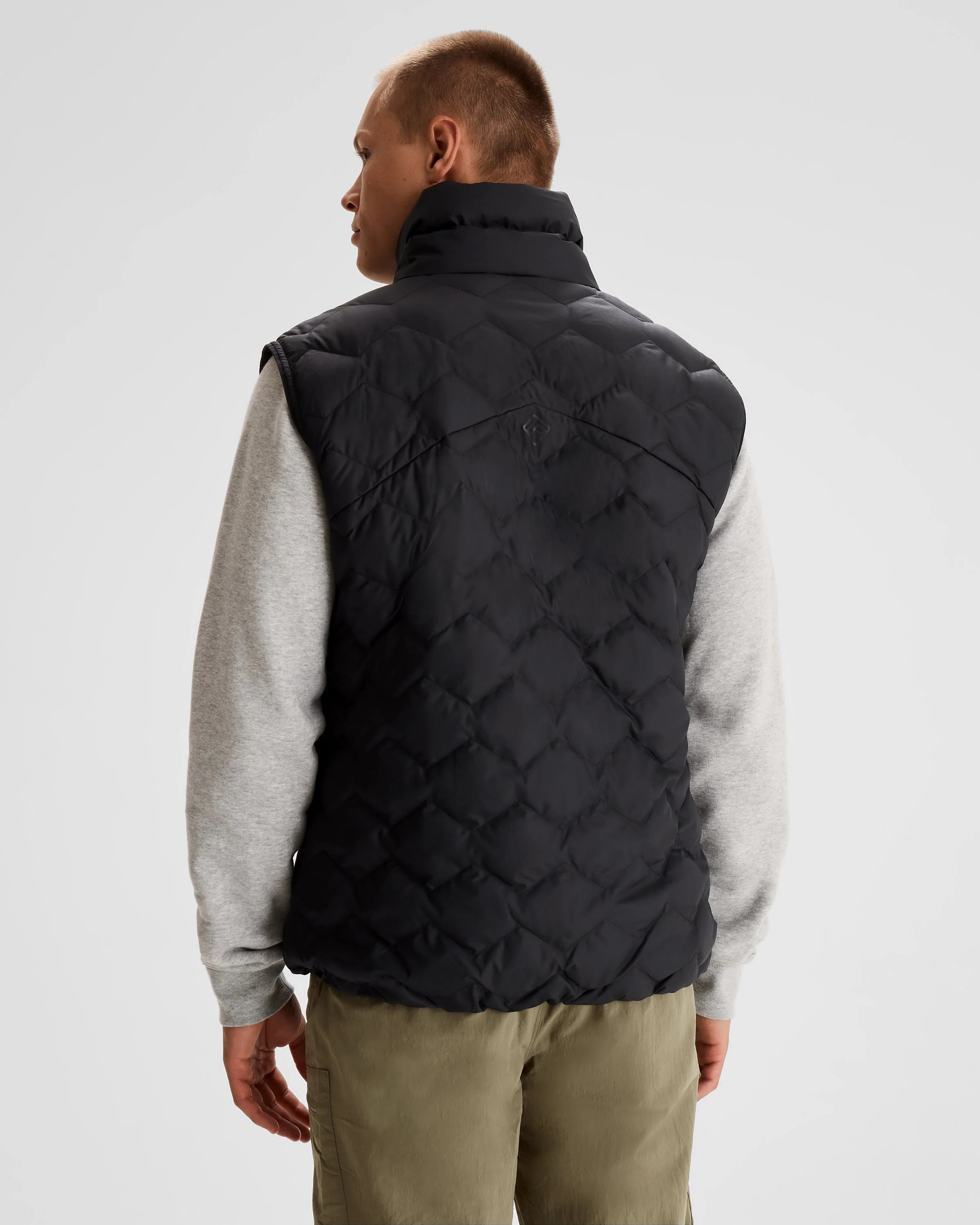 Men's Any Time Down Vest - Black Stingray - Image 3