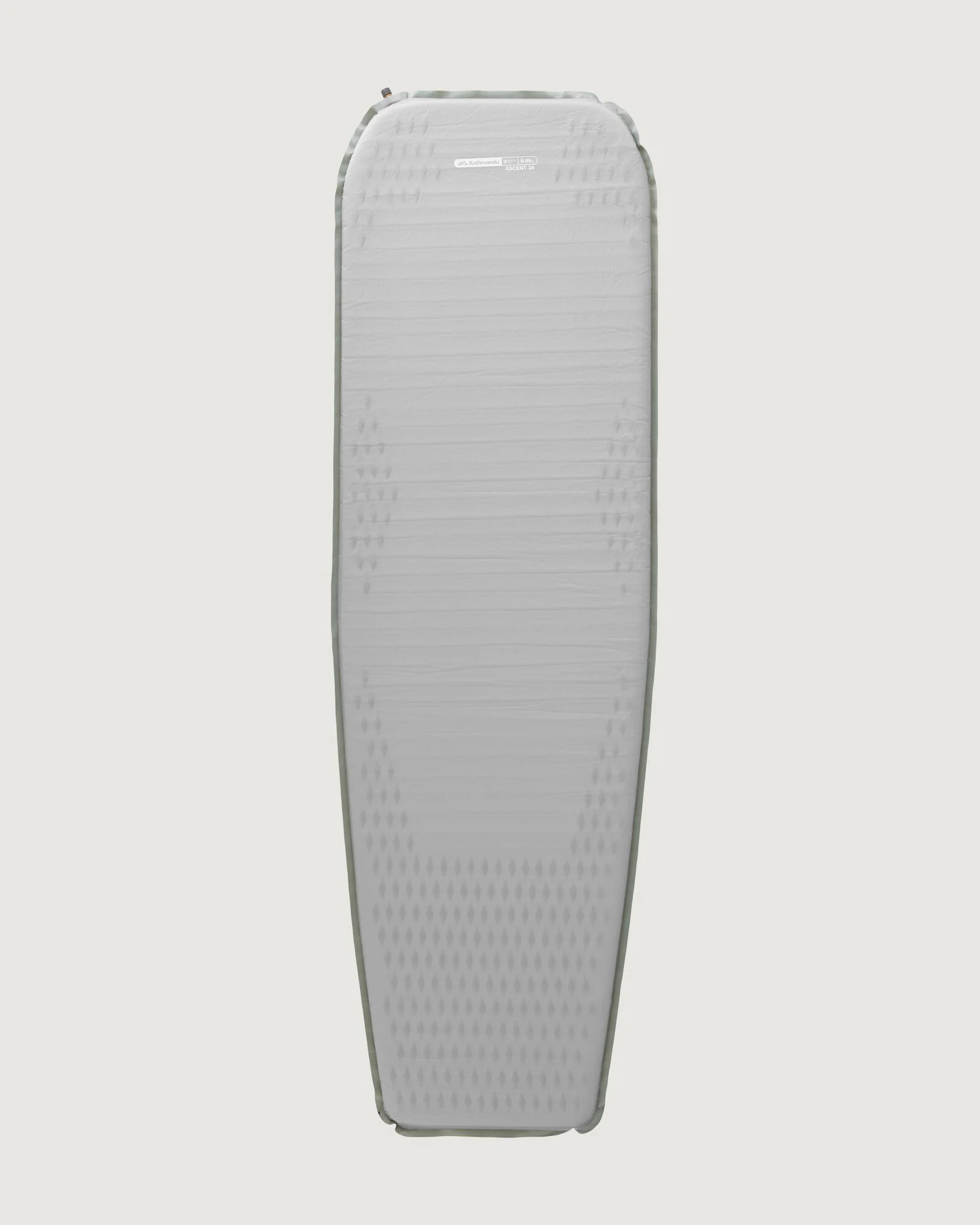 Ascent Regular Hiking Mat -38 mm  - Silver Grey/Icon Green
