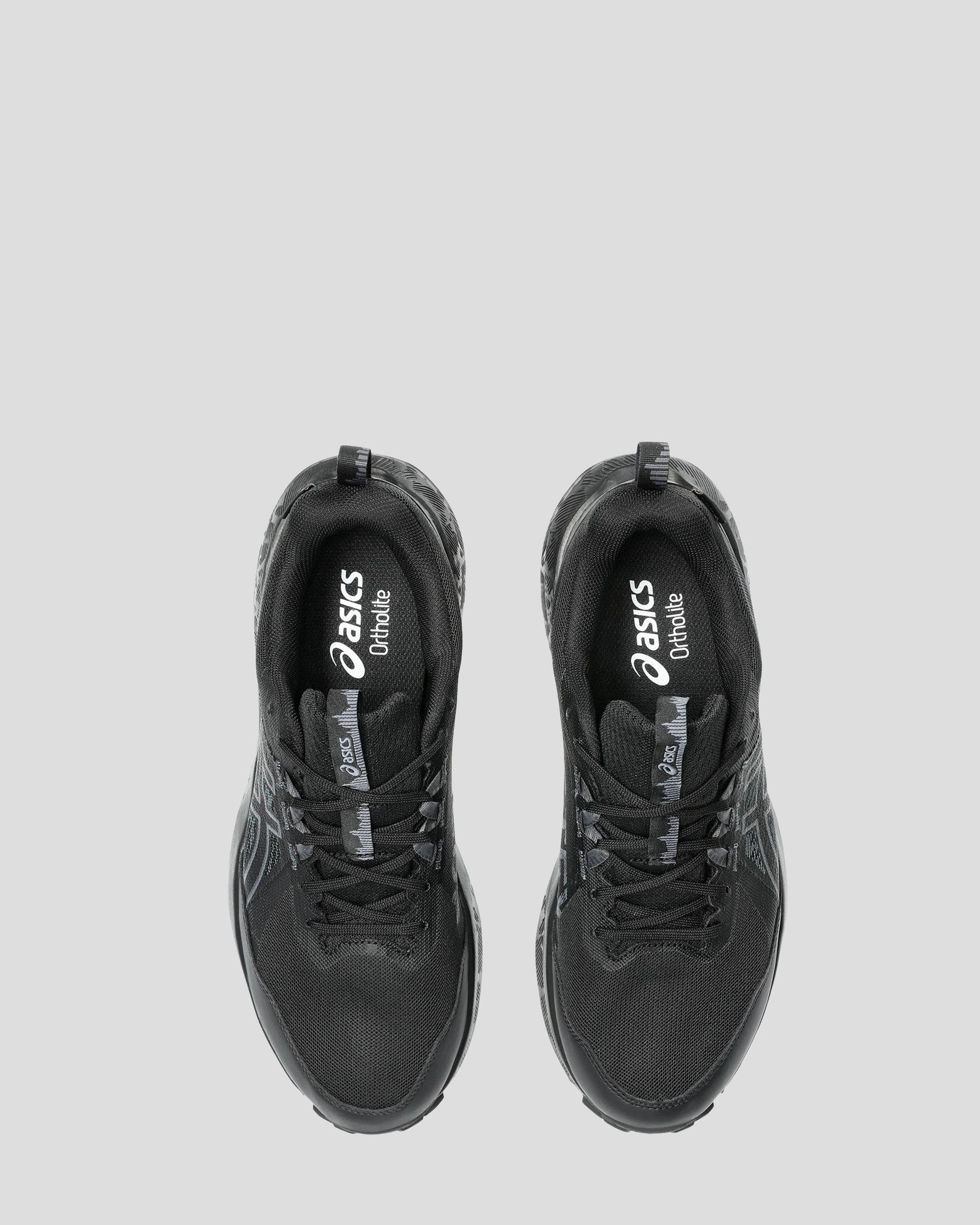 Men's Asics Gel-Sonoma 8 GTX Shoes - Black/Carrier Grey - Image 4