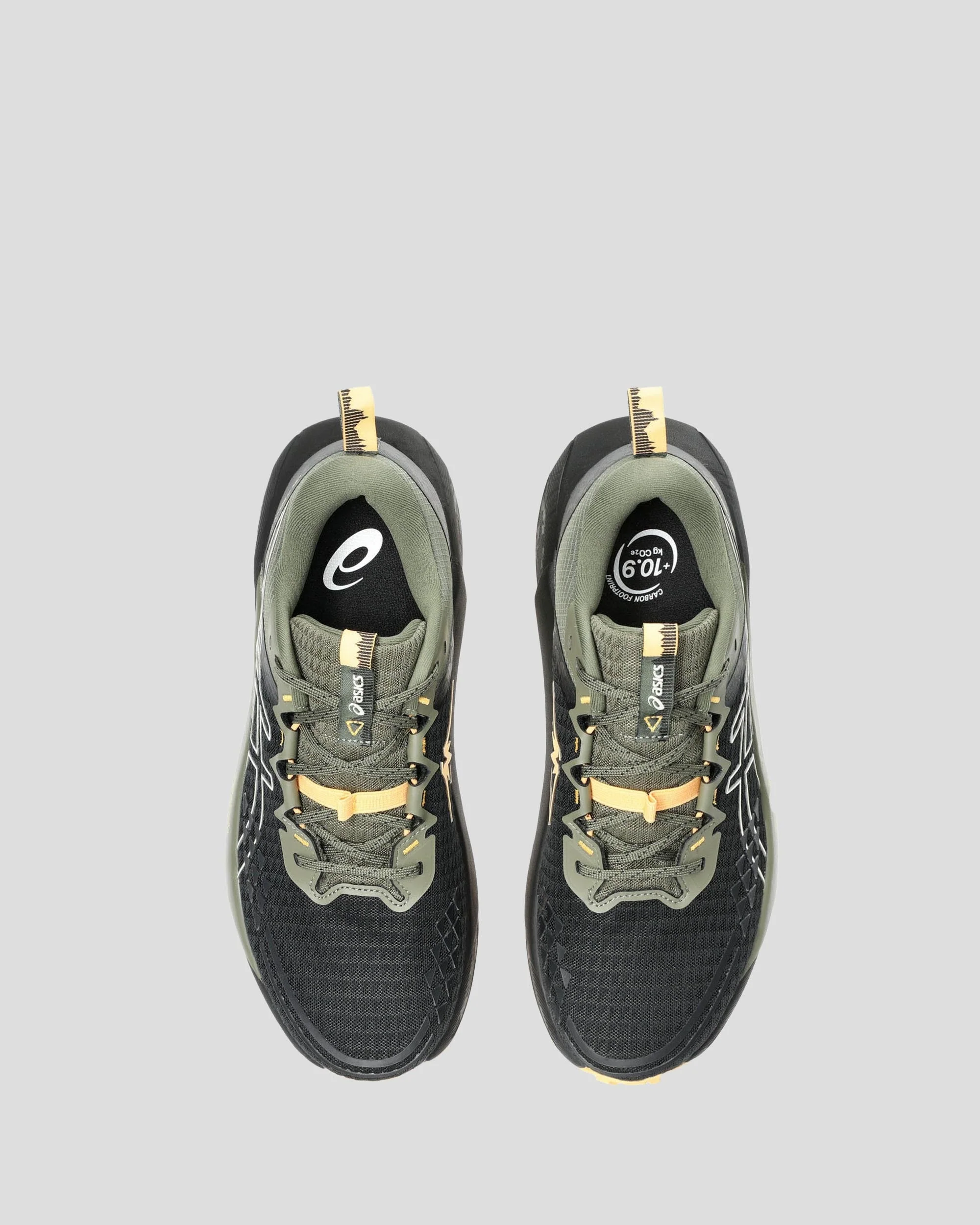 Men's Asics Gel-Trabuco 13 Shoes - Black/Cream - Image 4
