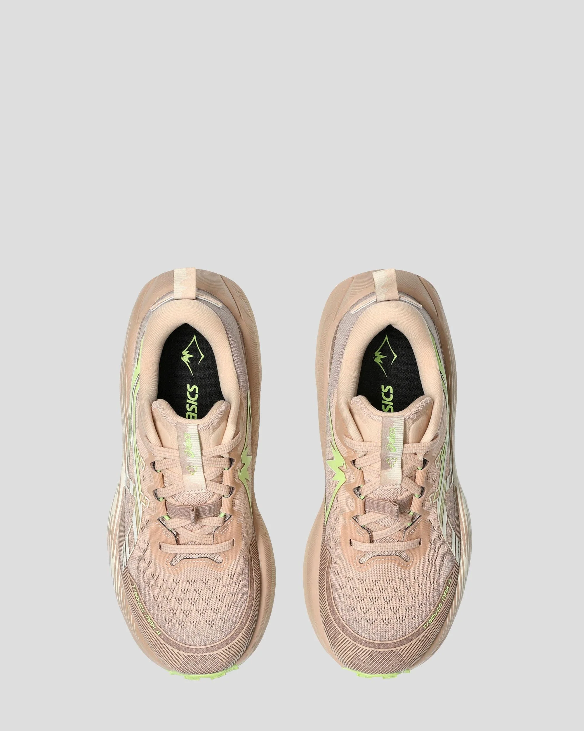 Women's Asics Trabuco Max 4 Shoes - Pale Apricot/Cream - Image 4