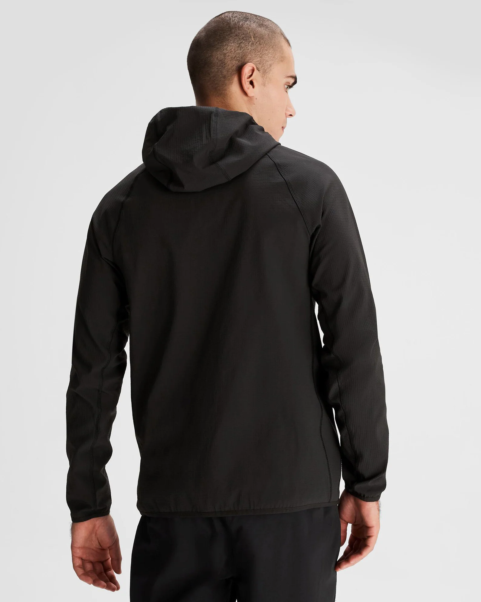 Men's Aysen Hooded Fleece Jacket - Black Stingray - Image 4