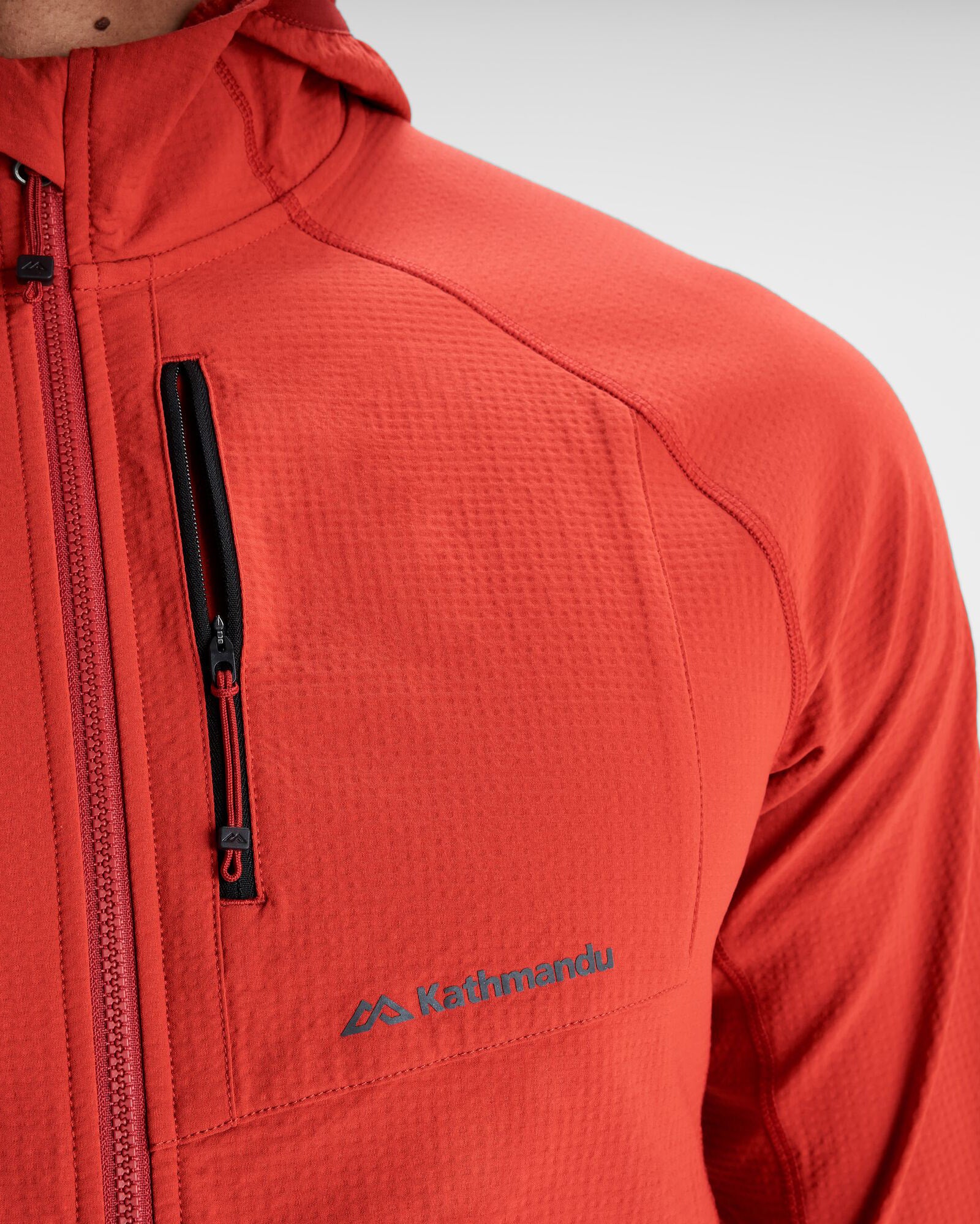 Men's Aysen Hooded Fleece Jacket - Spicy Chilli Pepper - Image 6