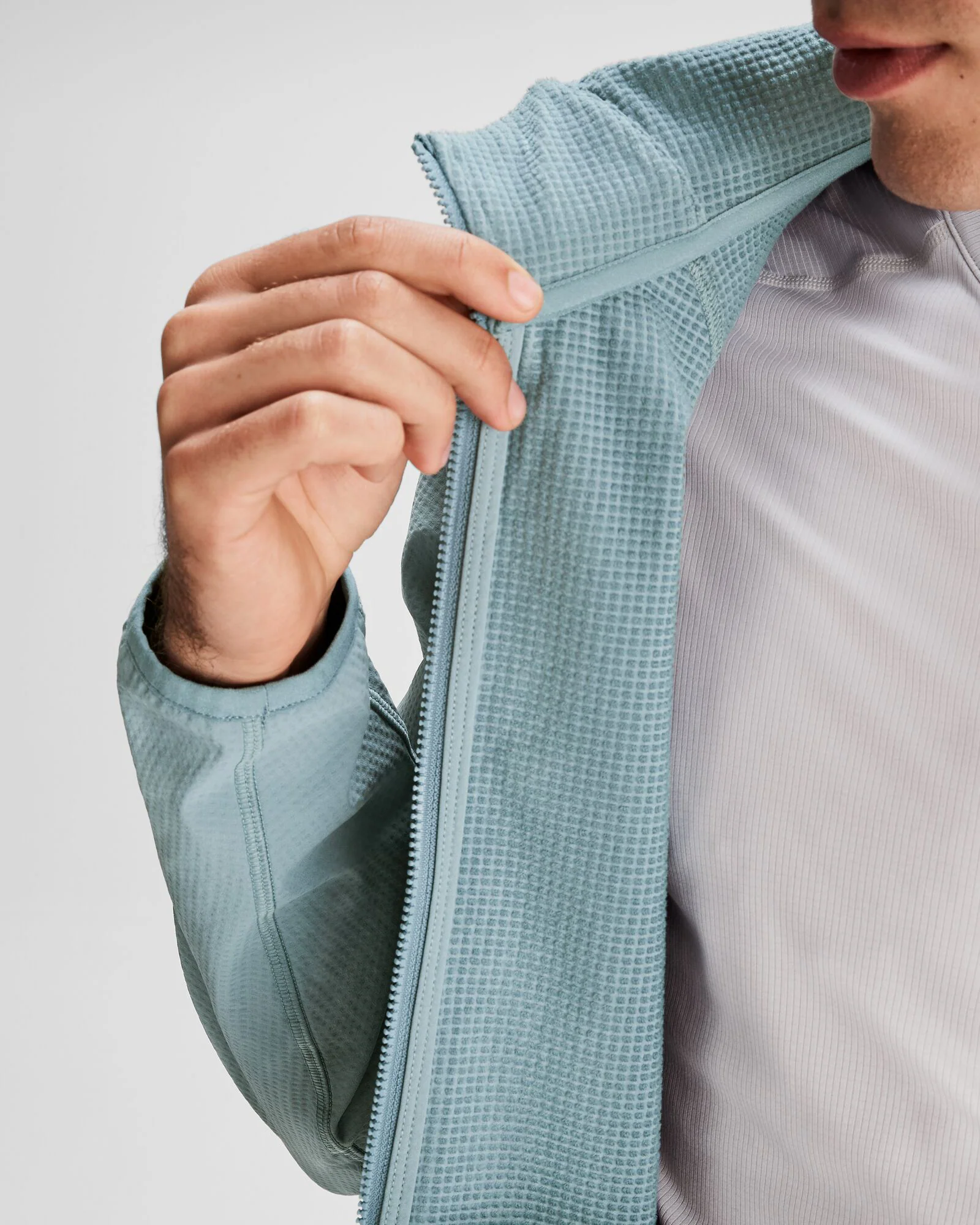 Men's Aysen Hooded Fleece Jacket - Vapor - Image 7
