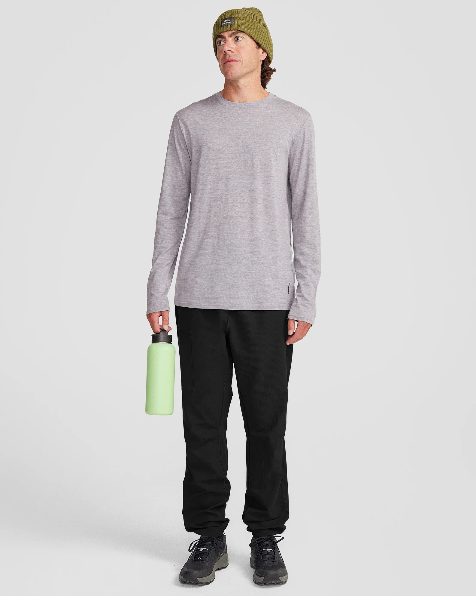 Men's Aysen Fleece Joggers - Black Stingray - Image 2