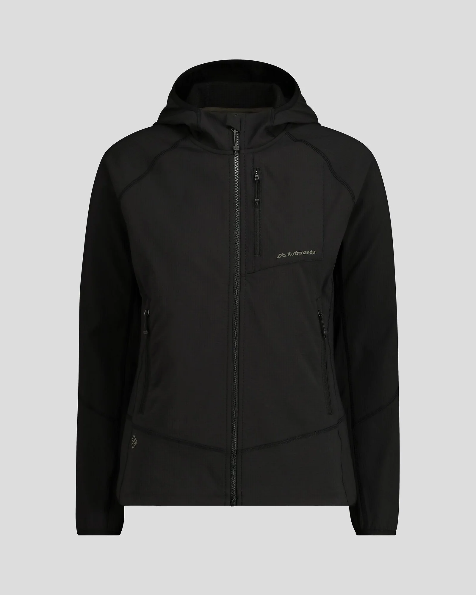 Women's Aysen Hooded Fleece Jacket - Black Stingray - Image 8