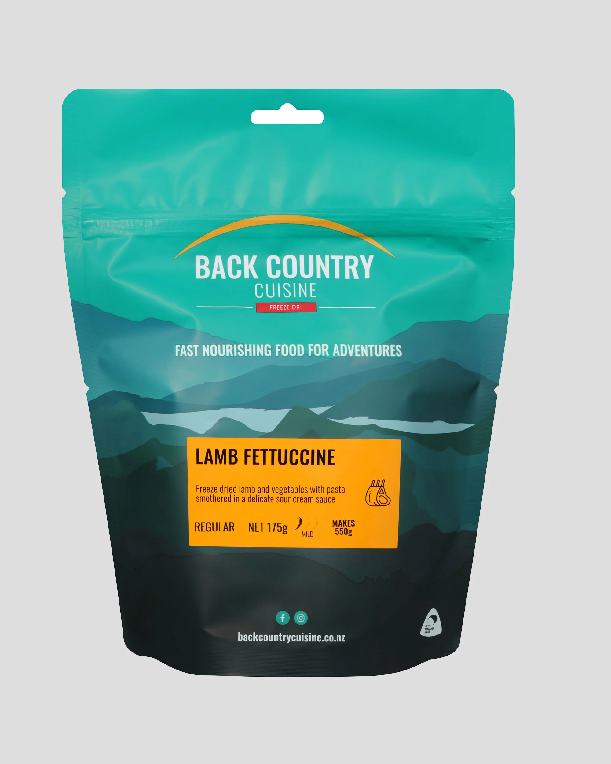 Back Country Cuisine Lamb Fettuccine