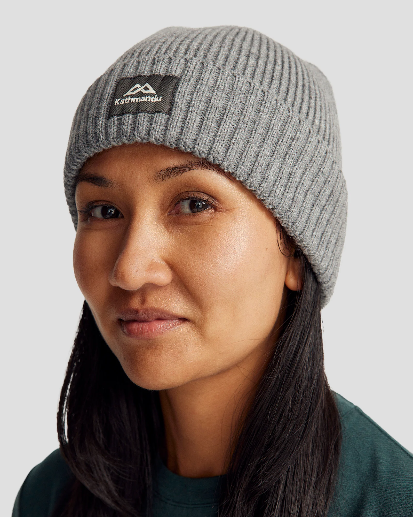 Badge Beanie 3.0 - Light Grey Marle - Image 2