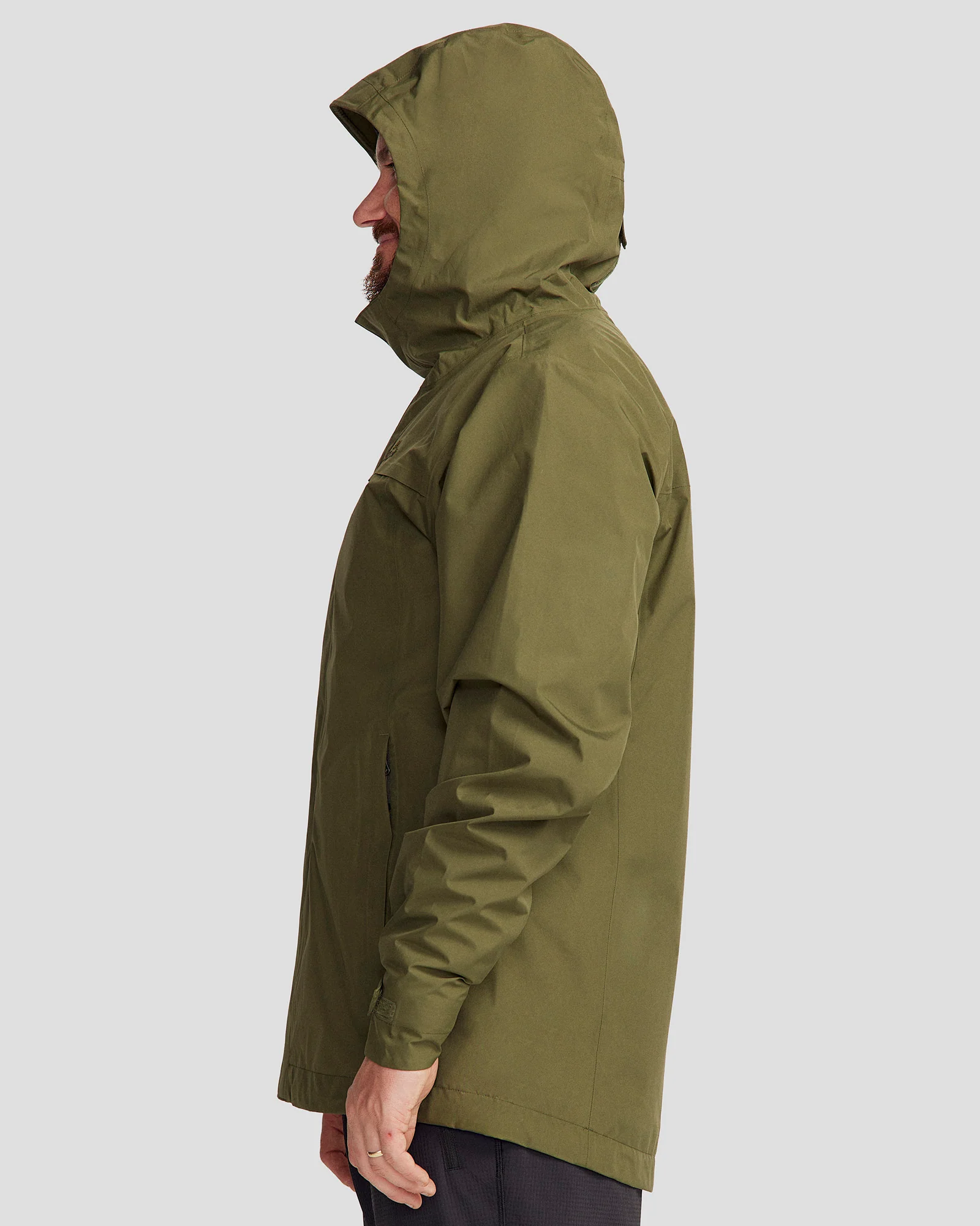 Men's Bealey 2L GORE-TEX® Rain Jacket - Light Moss - Image 3