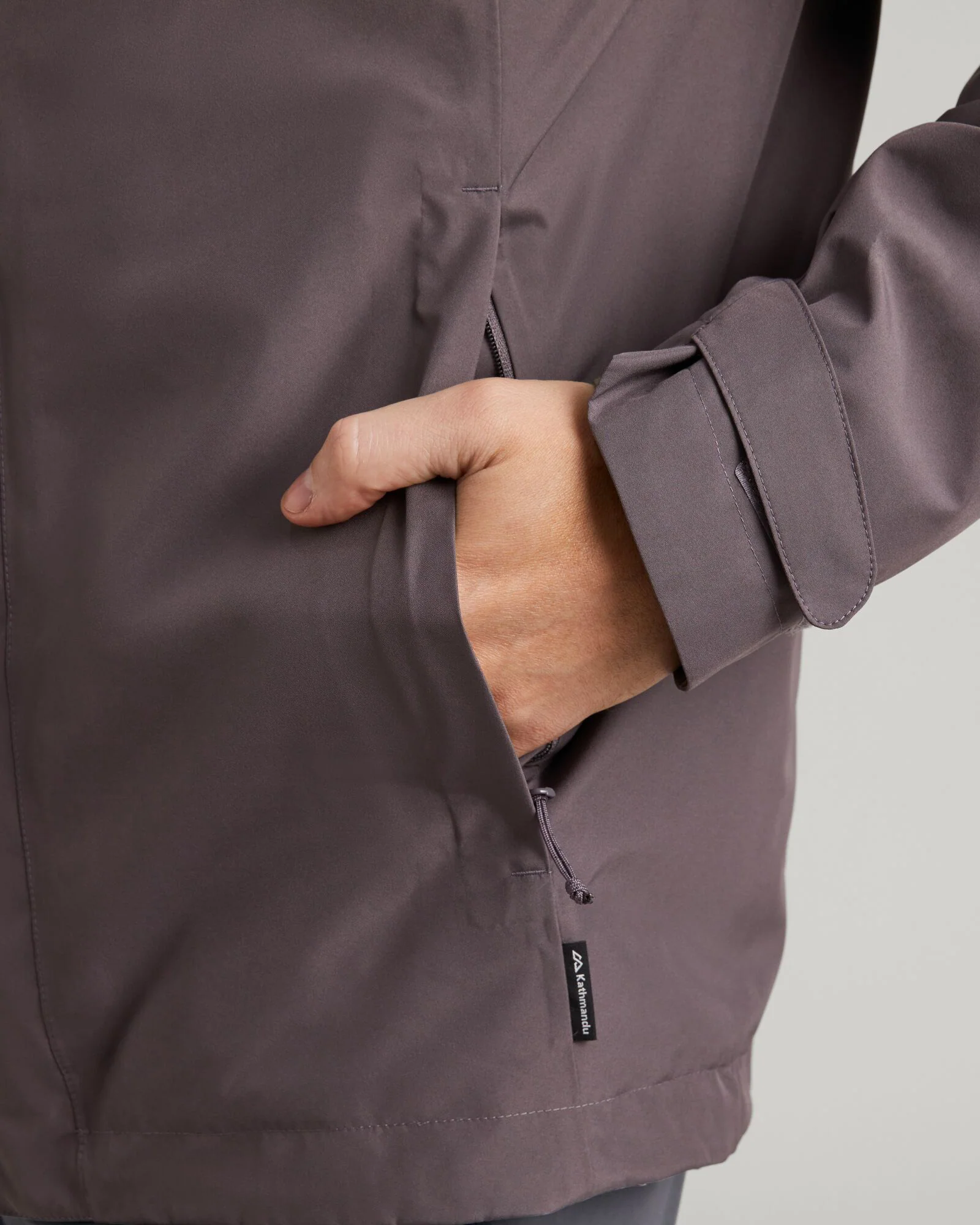 Men's Bealey GORE-TEX® Rain Jacket - Light Quartz - Image 8