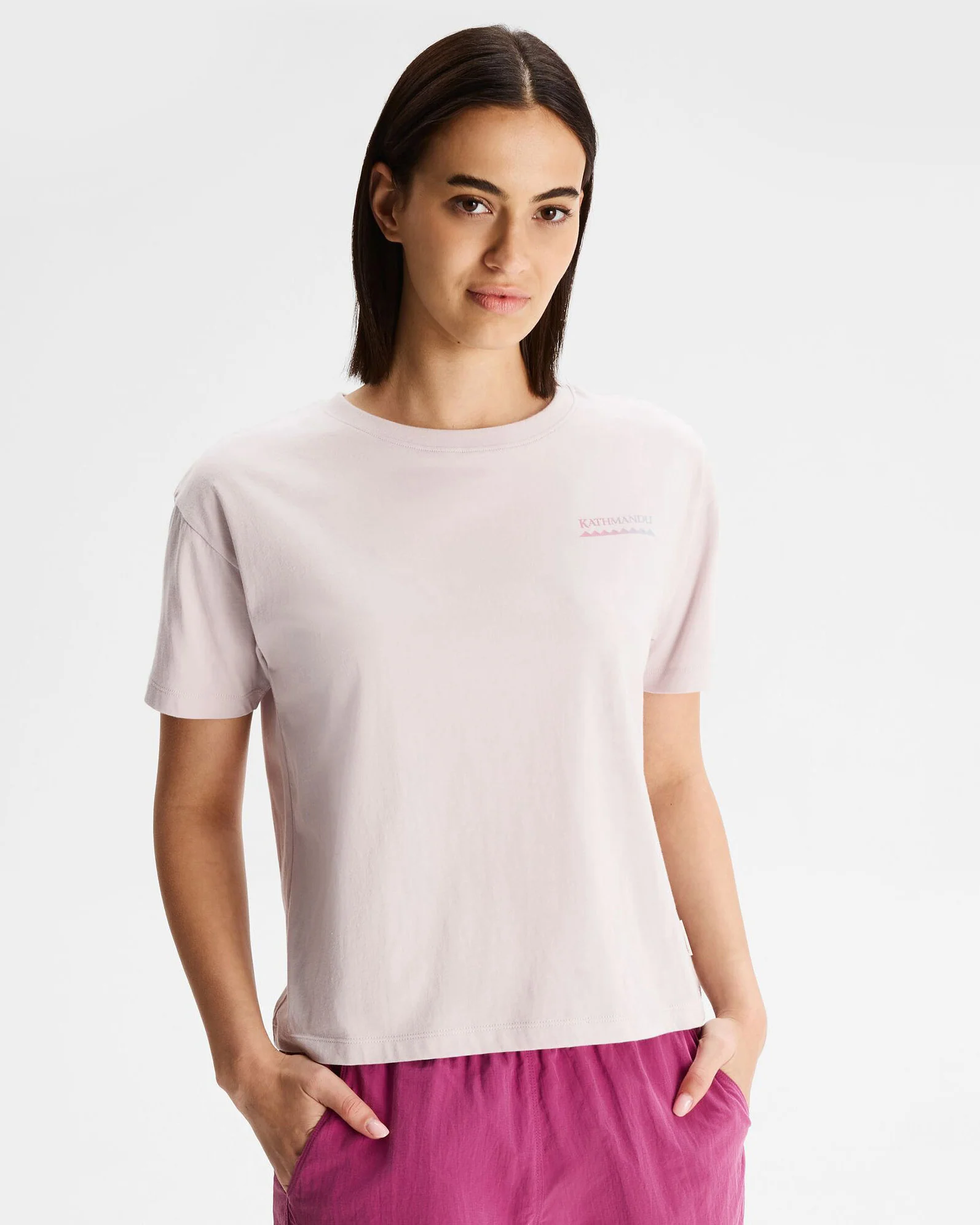 Women's Boxy Heritage Organic Cotton T-shirt - Dove