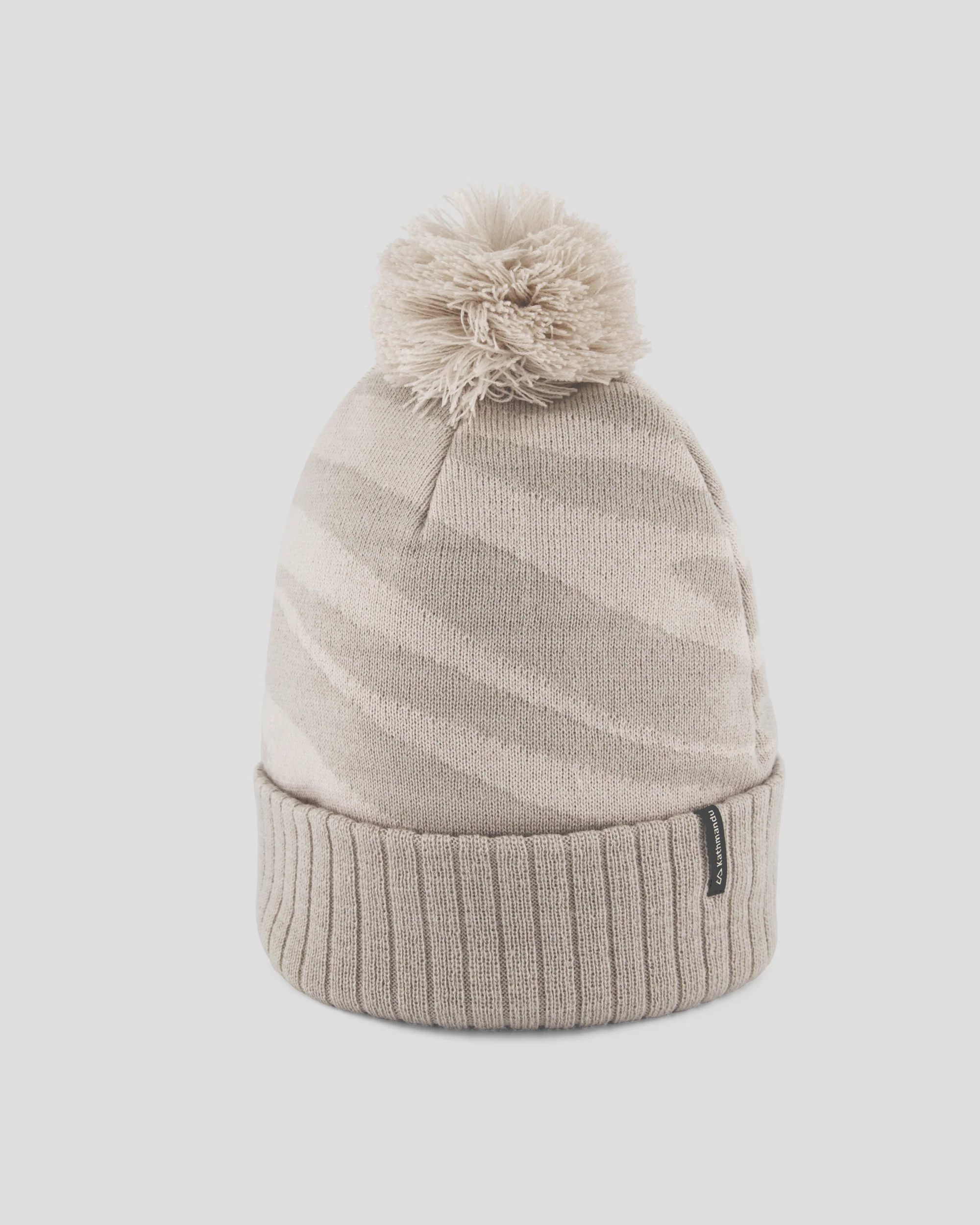 Braided River Pom Pom Beanie - Shroom Braided River