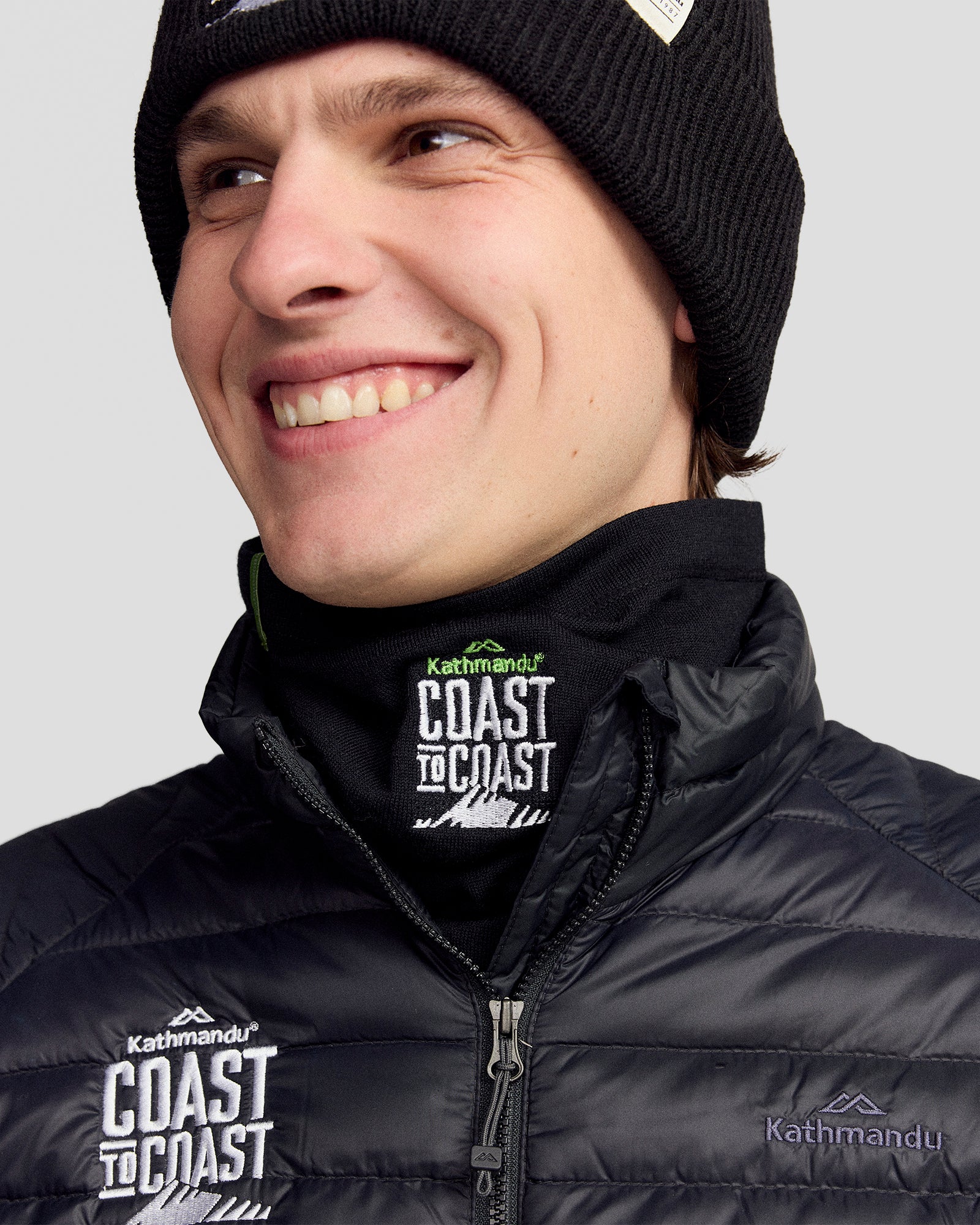 Coast To Coast - Core Spun Neck Gaiter - Black - Image 5