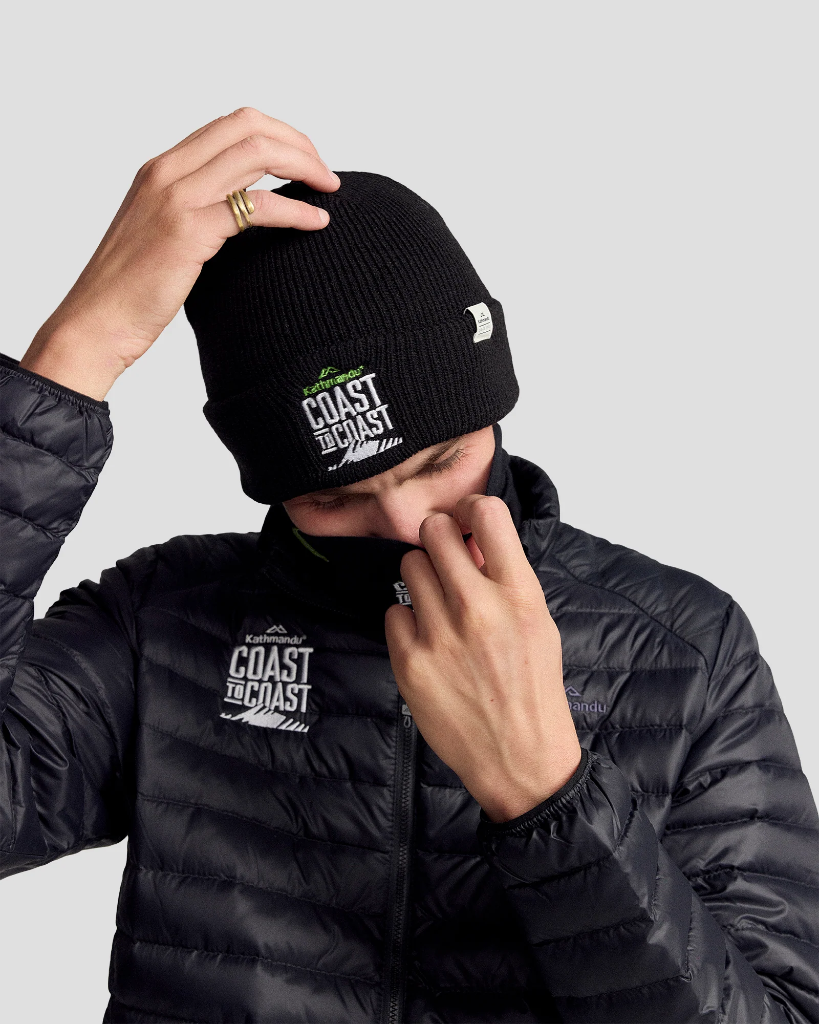 Coast To Coast - Fyfe Beanie - Black Stingray - Image 2