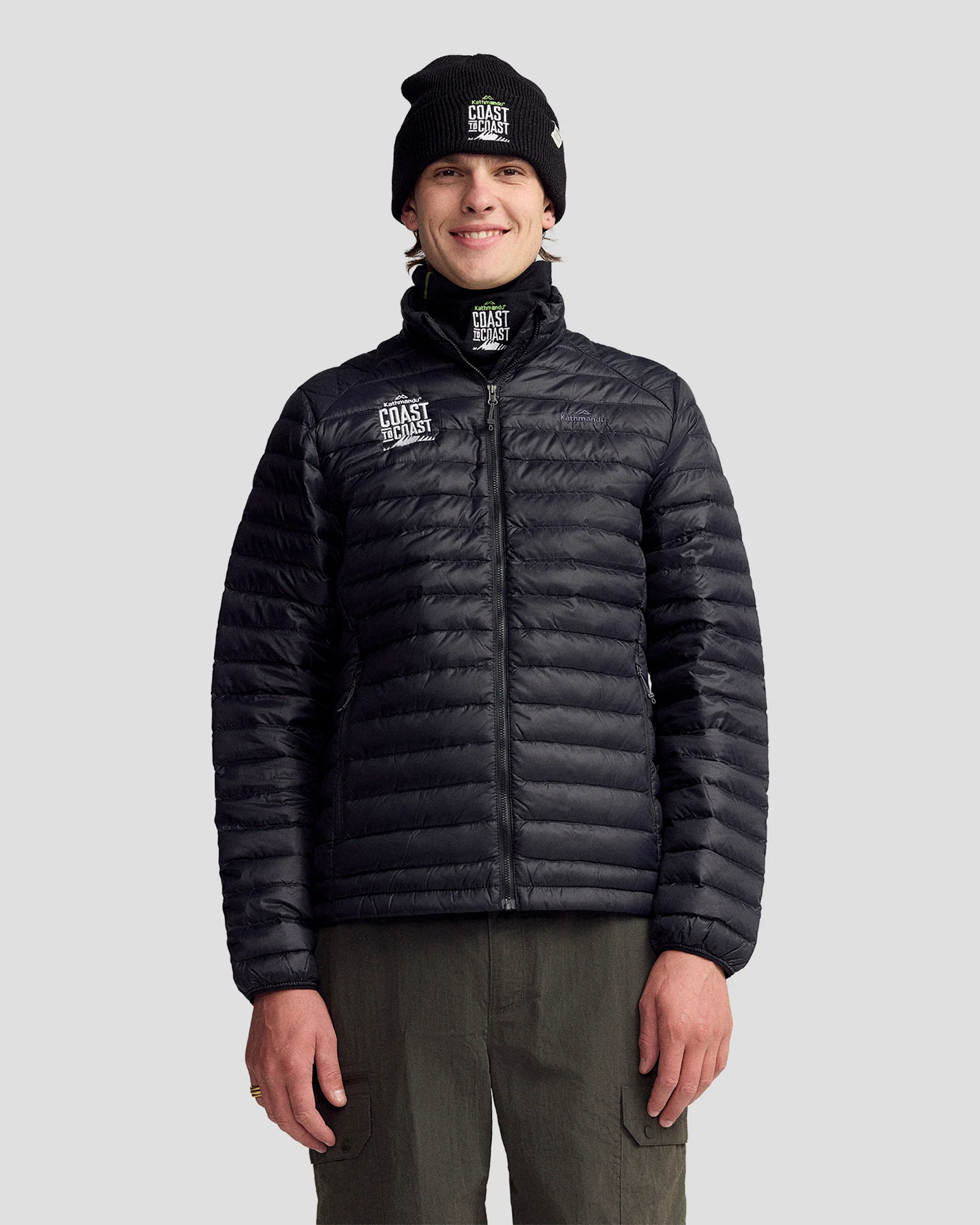 Coast To Coast - Men's Heli Down Jacket - Black Stingray