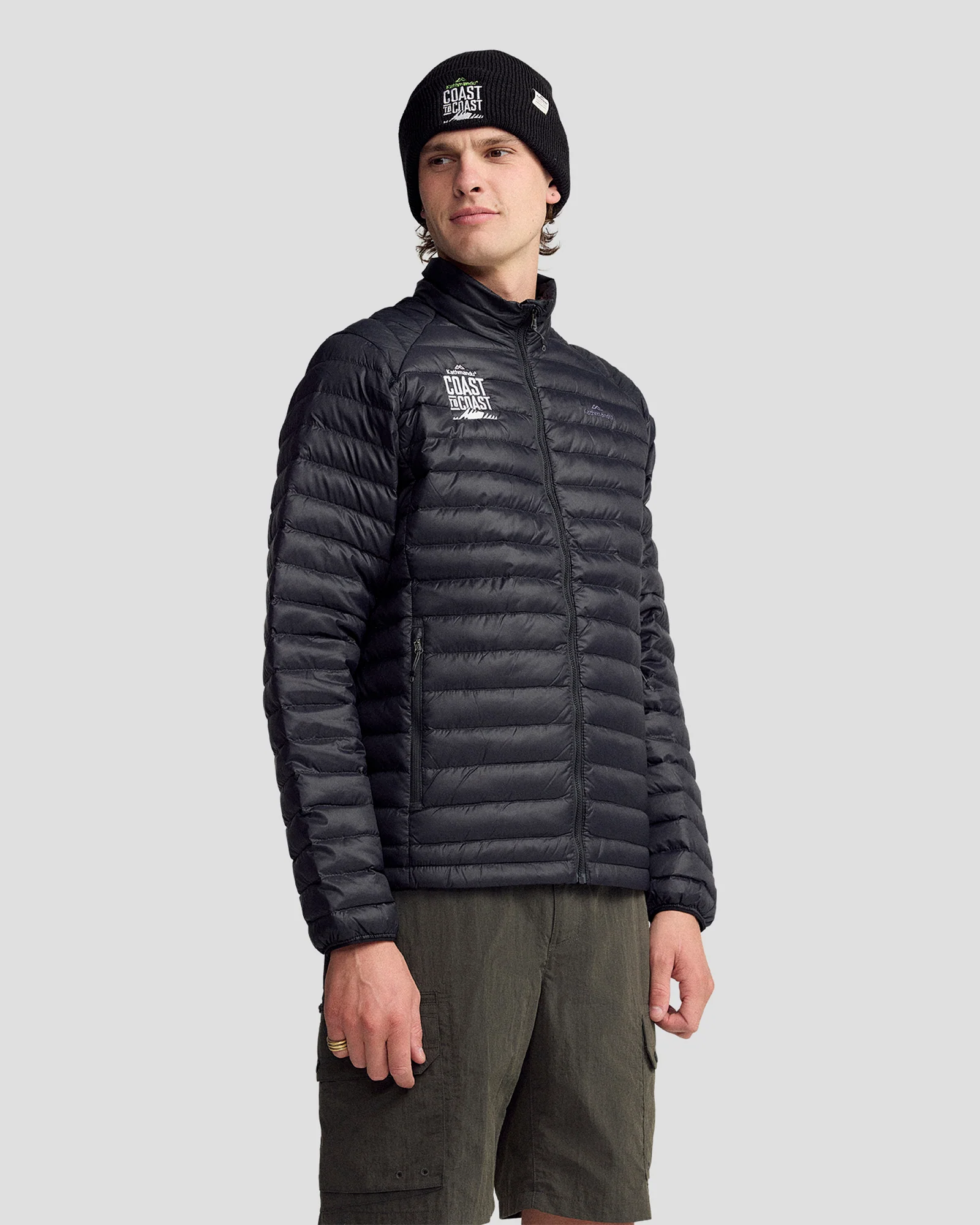 Coast To Coast - Men's Heli Down Jacket - Black Stingray - Image 10