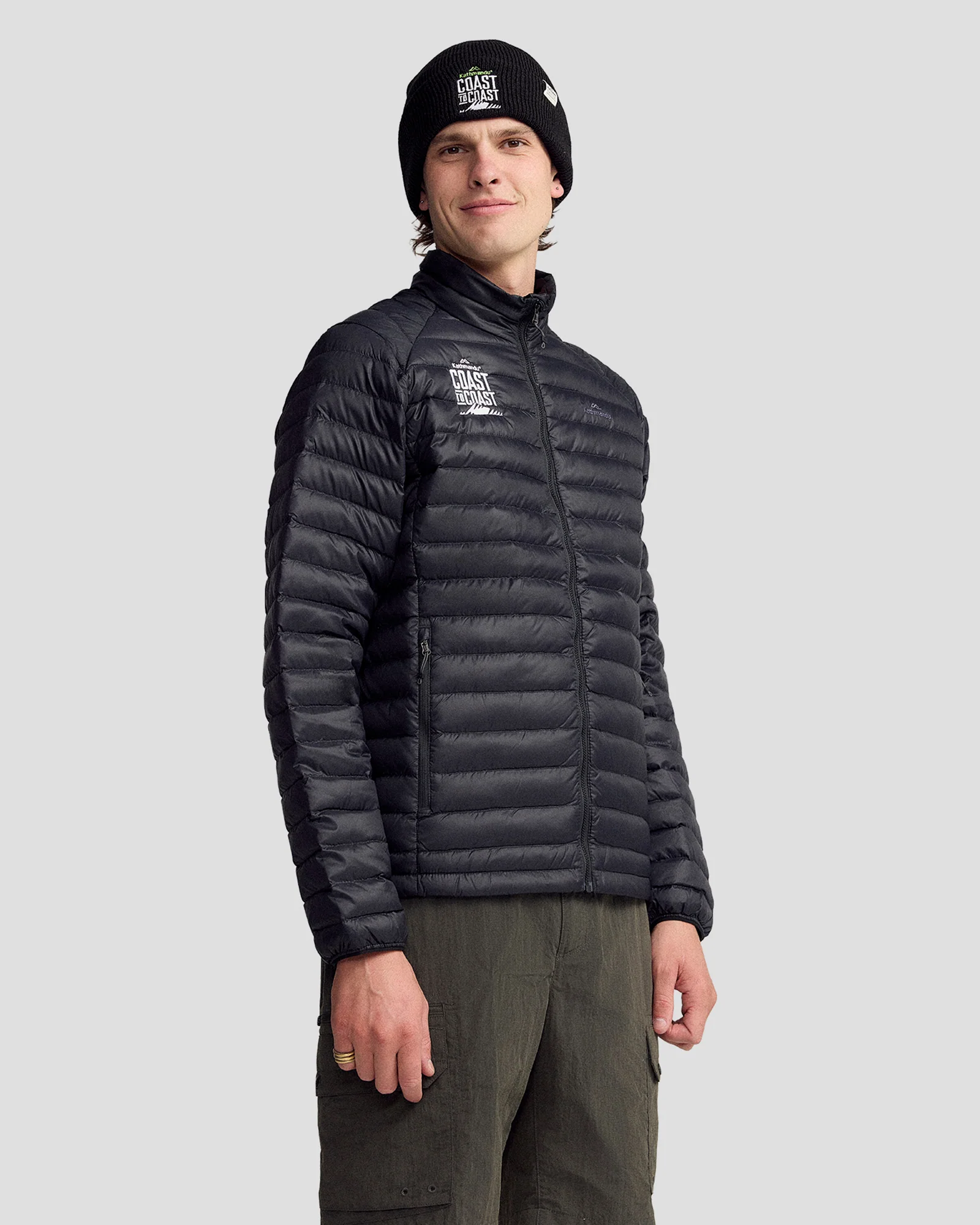 Coast To Coast - Men's Heli Down Jacket - Black Stingray - Image 4