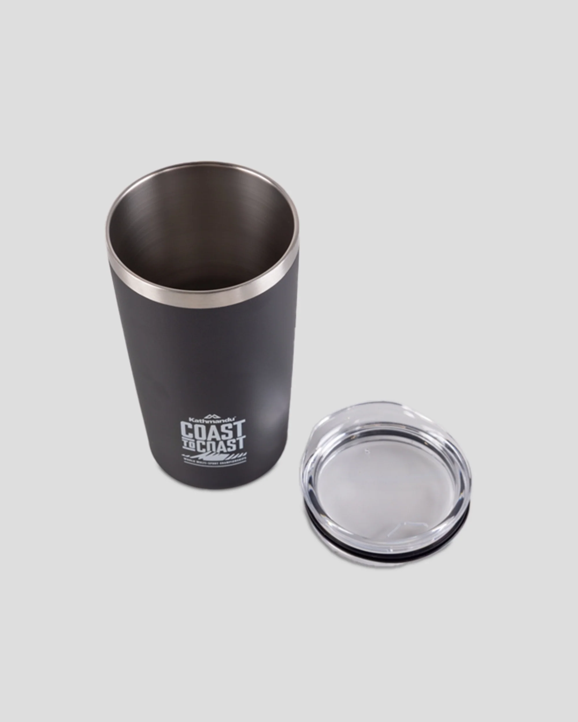 Coast To Coast - Insulated Coffee Tumbler - 355ml - Black Stingray - Image 2