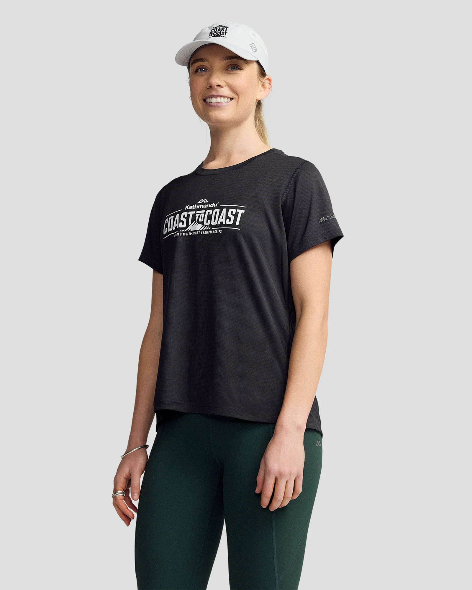 Coast To Coast - Women's Seeker Tee - Black Stingray - Image 10