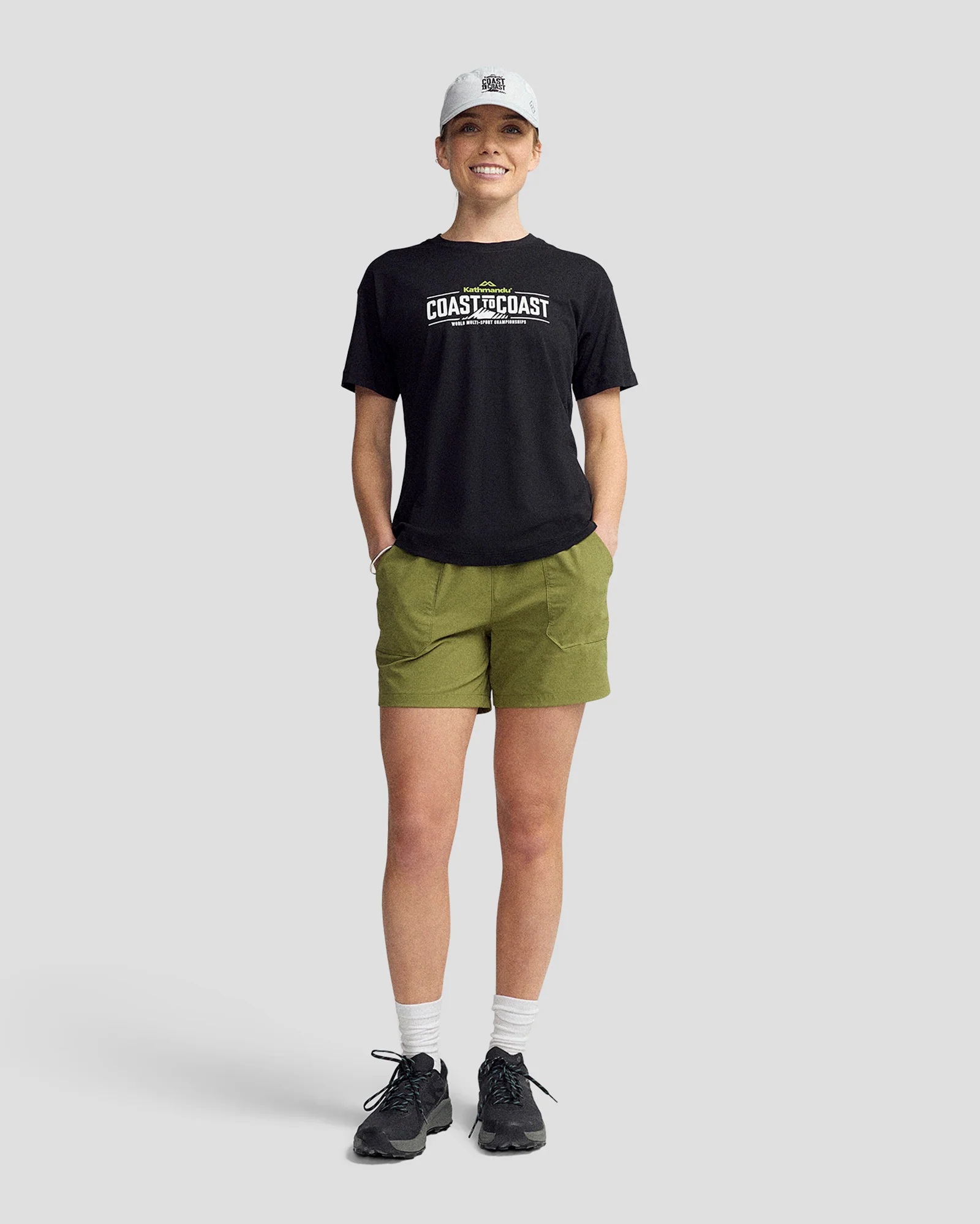 Coast To Coast - Women's Solid Organic Cotton Tee - Black/Black - Image 2