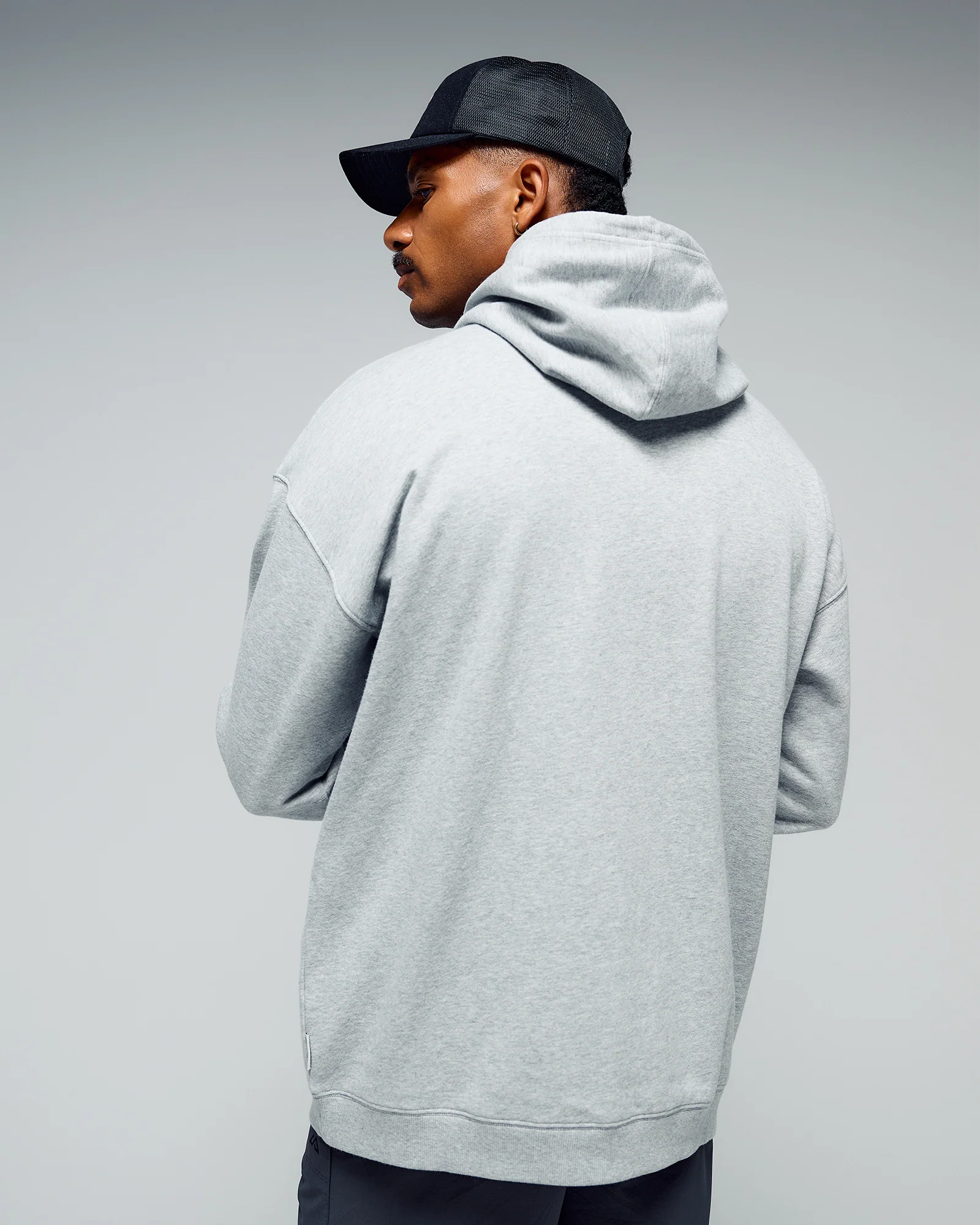 Coast To Coast - Unisex Hoodie V2 - Light Grey Marle - Image 4