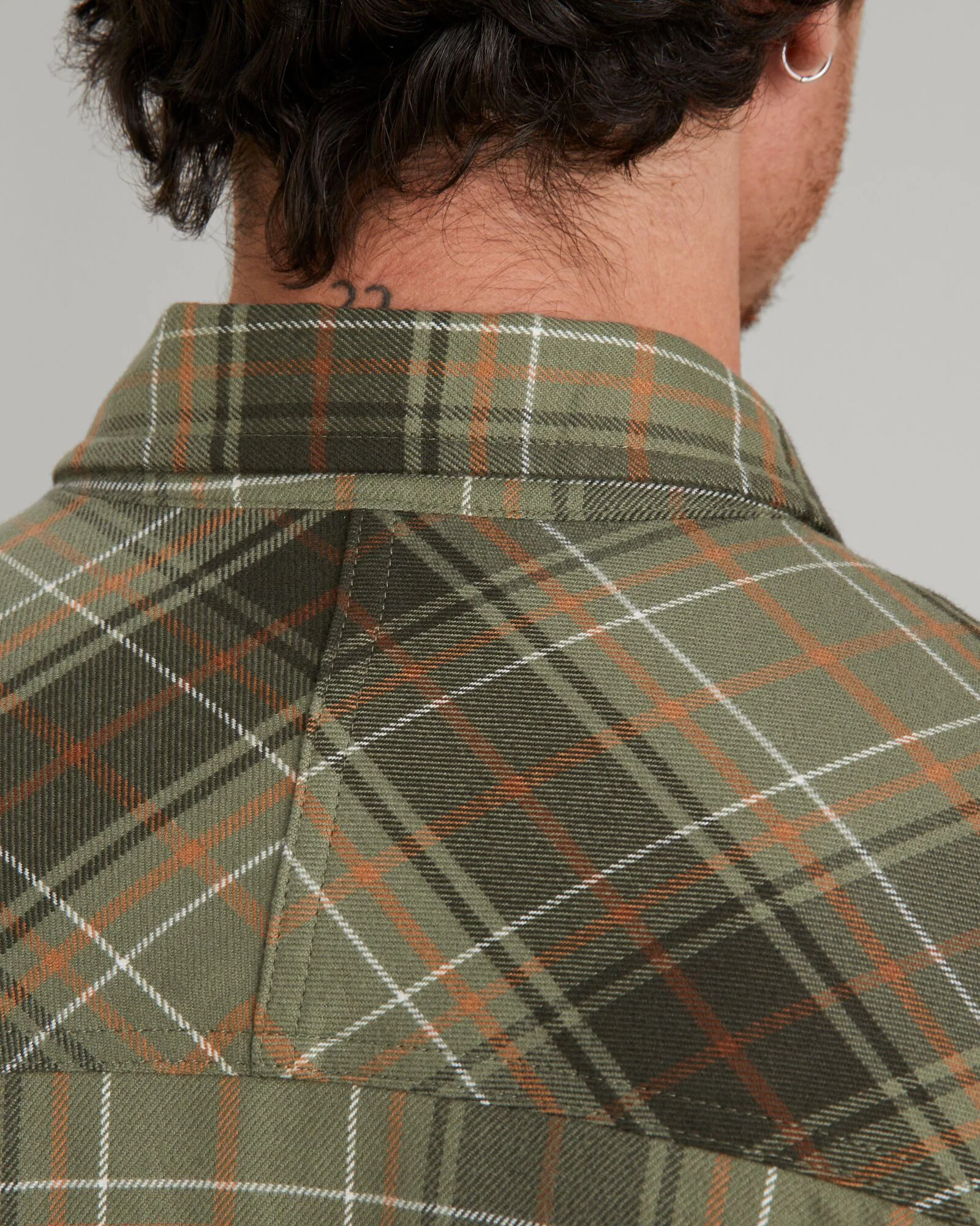 Men's Carrillon HF Long Sleeve Shirt - Beech/Canvas Check - Image 5