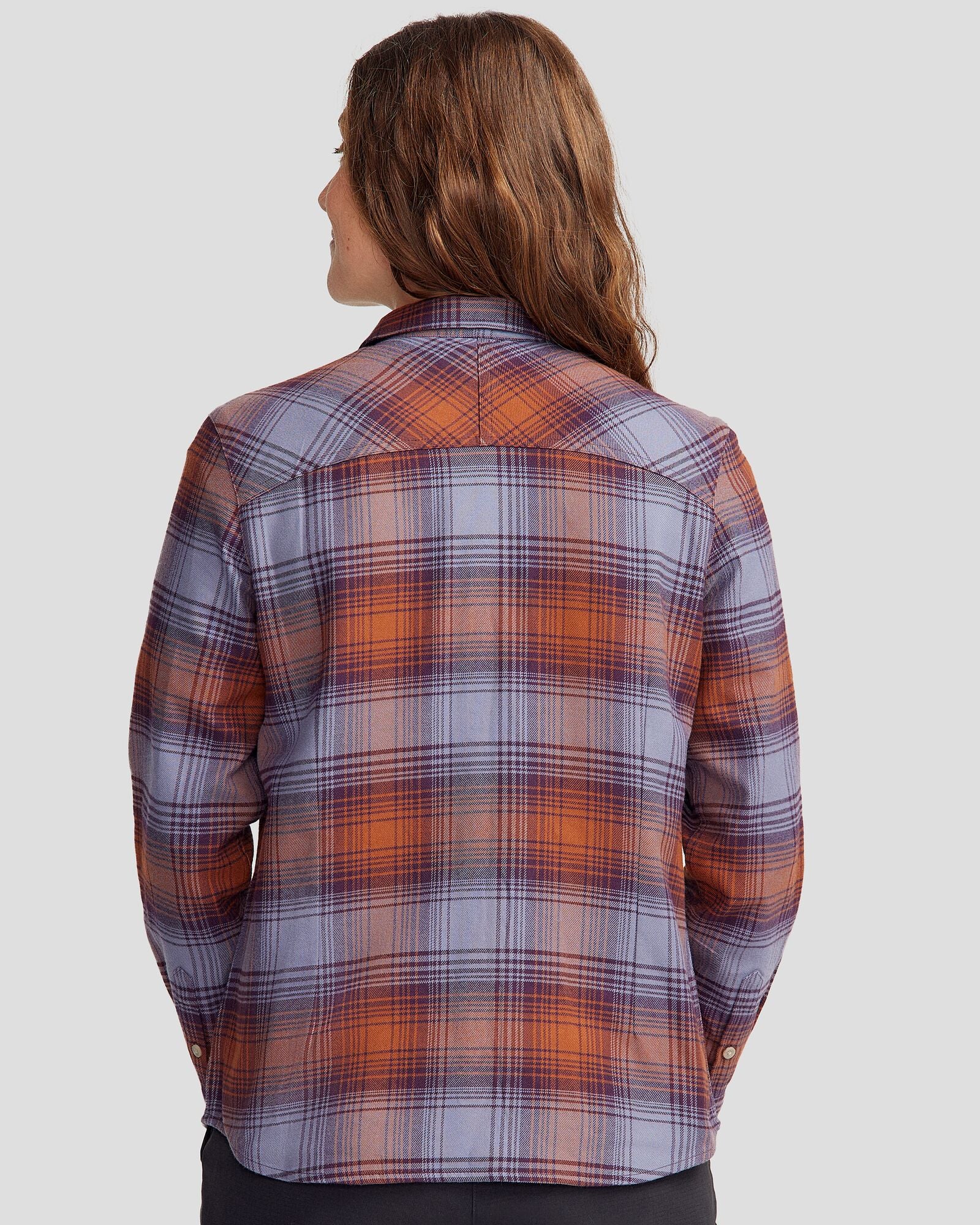 Women's Carrillon HF Long Sleeve Shirt  - Shadow Plaid Haze - Image 4