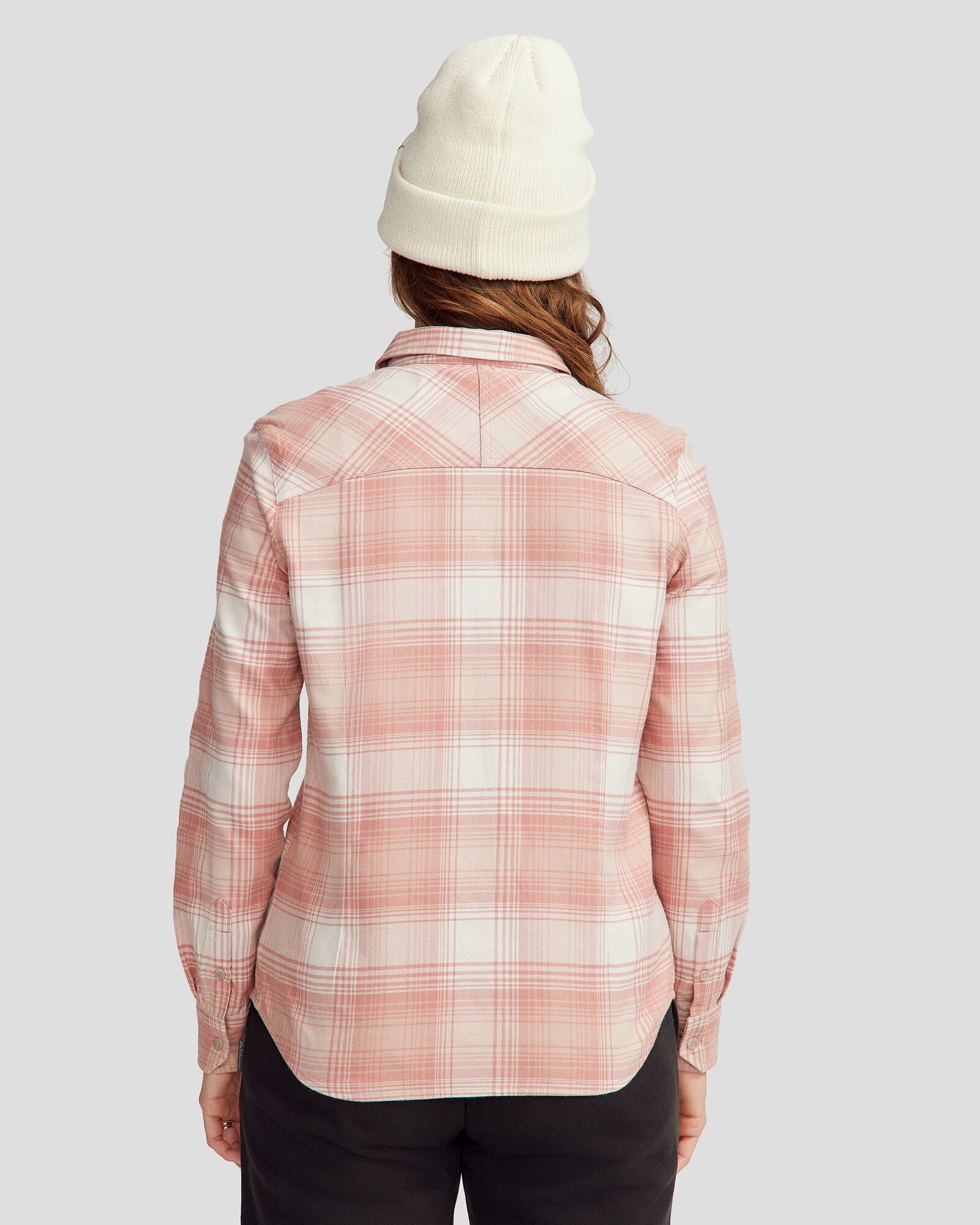 Women's Carrillon HF Long Sleeve Shirt - Shadow Plaid Mineral - Image 4