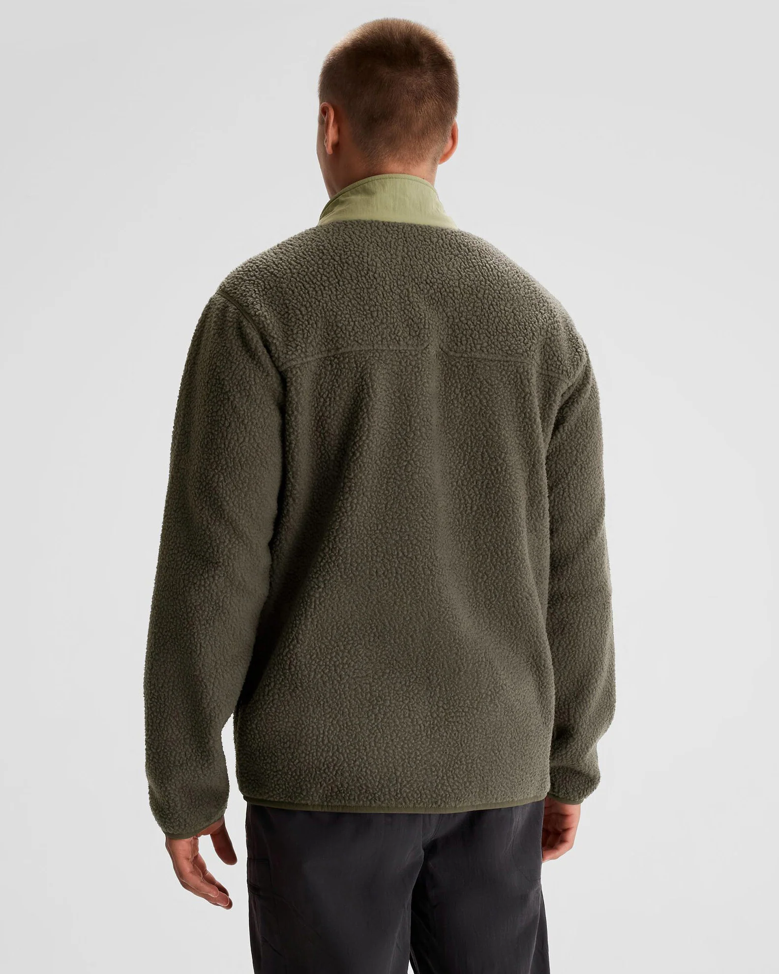 Men's Co-Z High Pile Jacket - Dark Moss - Image 2