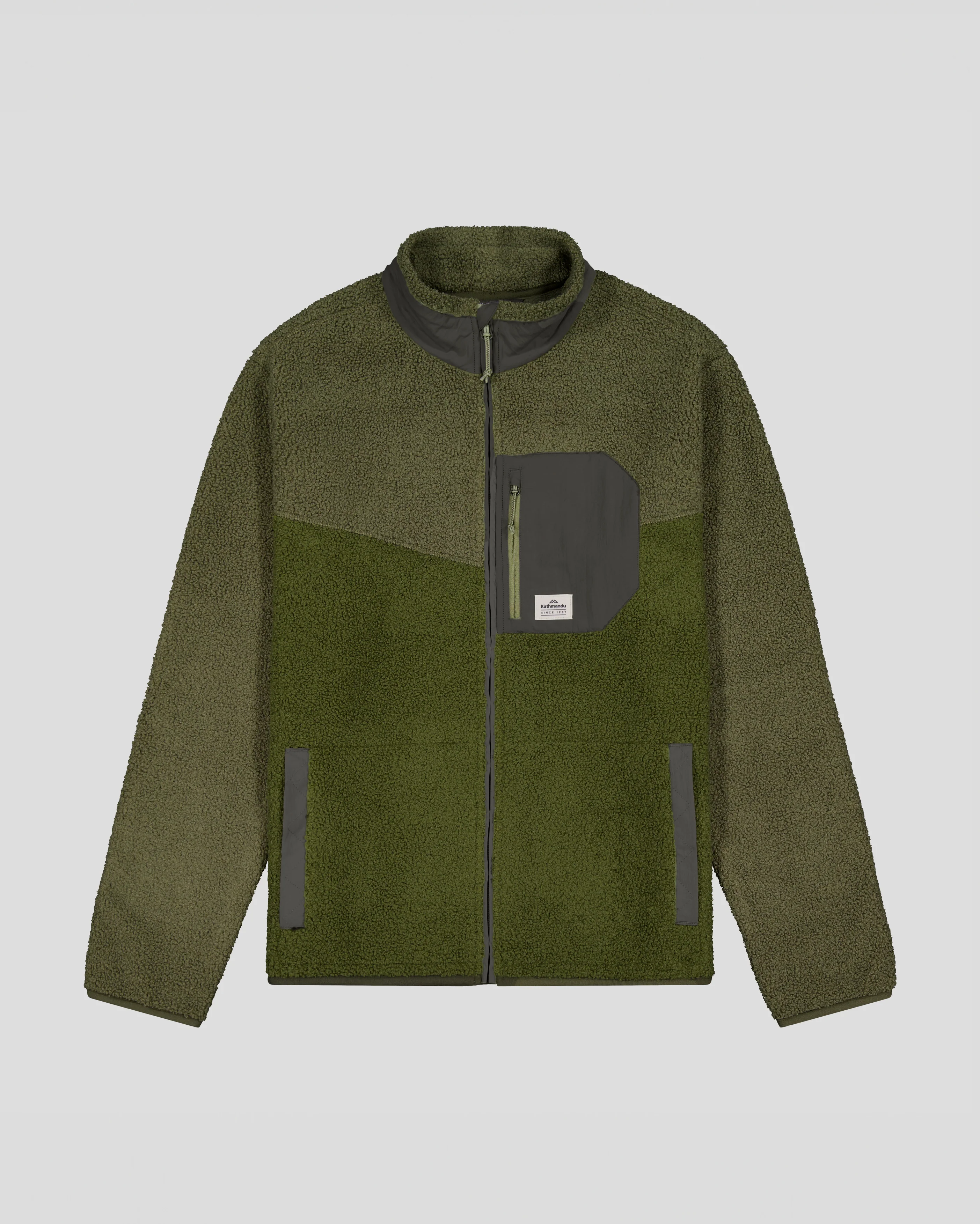 Men's Co-Z High Pile Jacket v3 - Light Moss/Dark Fern - Image 2