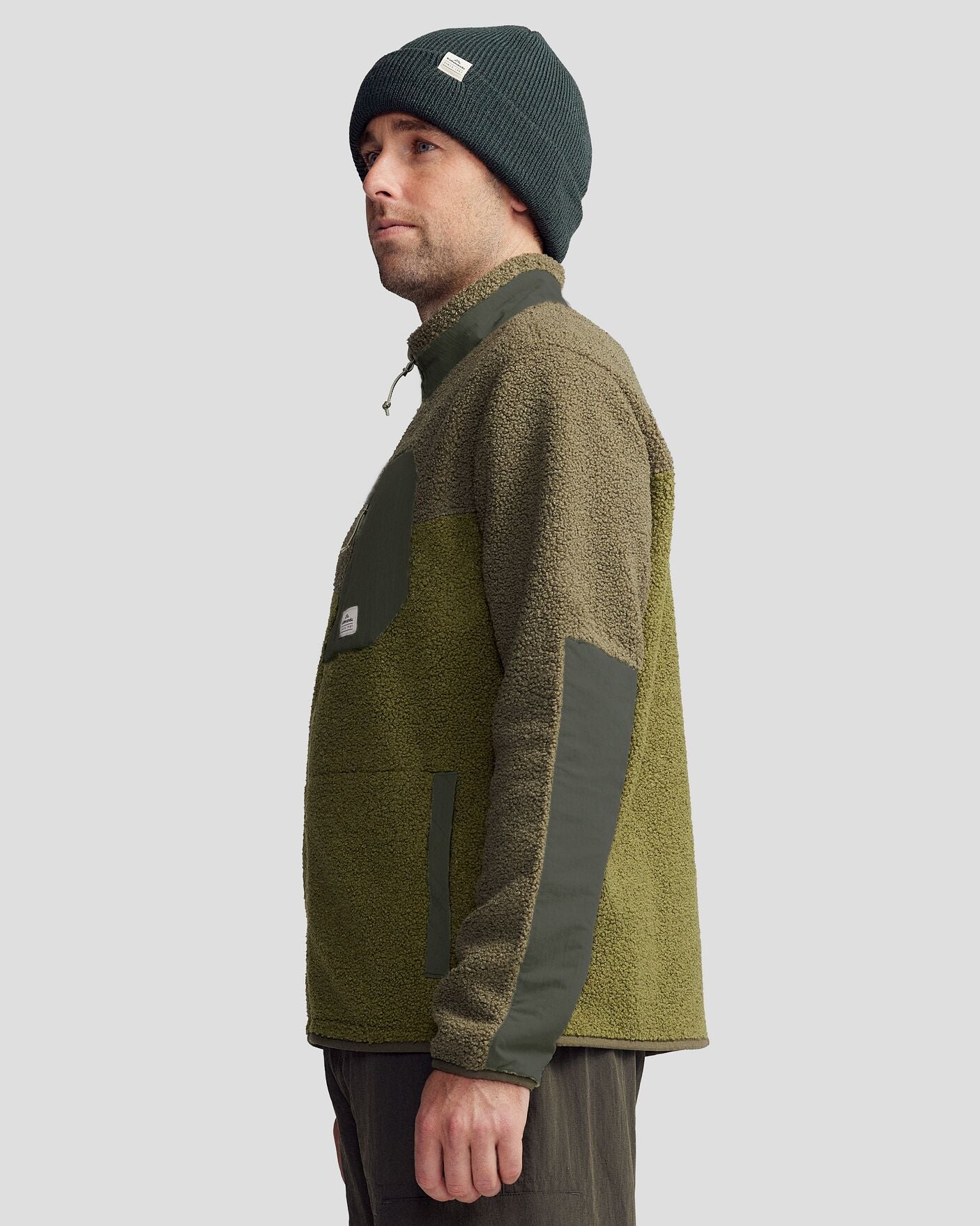 Men's Co-Z High Pile Jacket v3 - Light Moss/Dark Fern - Image 4