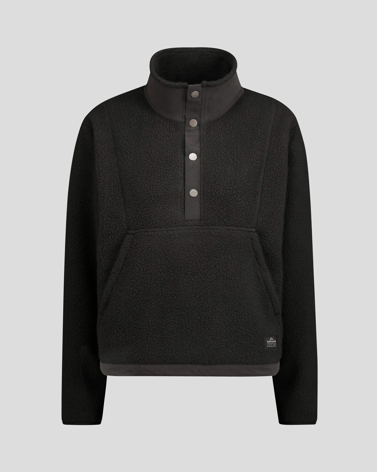 Women's Co-Z High Pile Pullover - Black - Image 7