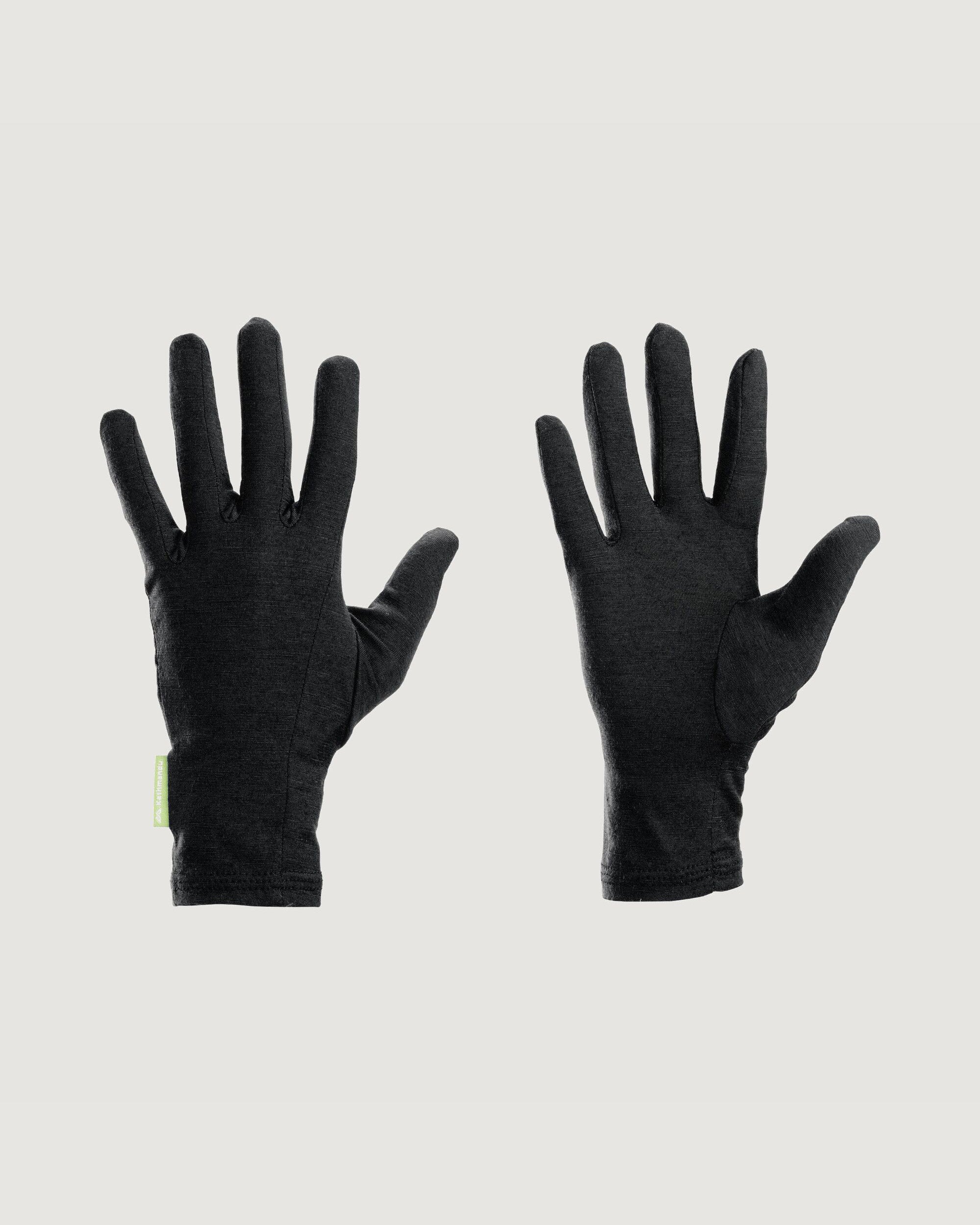 Core Spun Merino 165 Gloves - Black