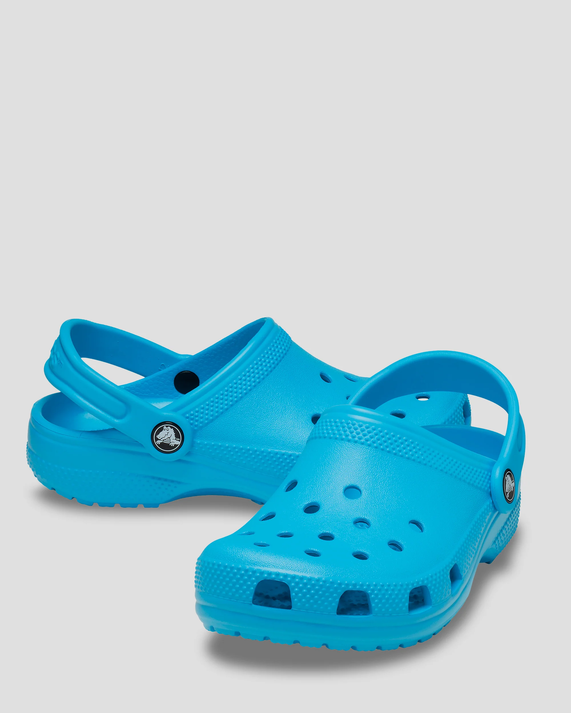 Kids' Classic Clog Crocs  - Venetian Blue - Image 3