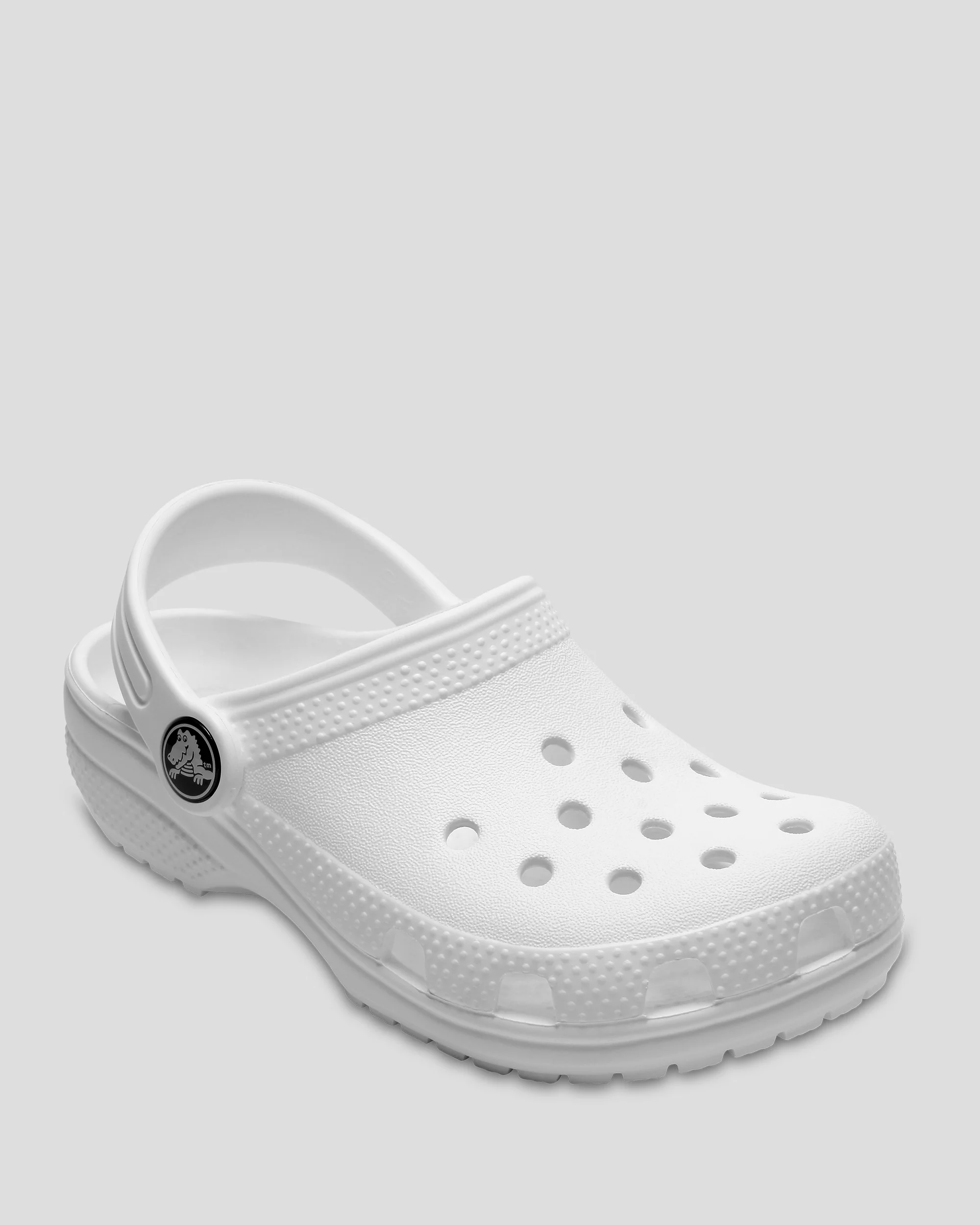 Kids' Classic Clog Crocs  - White - Image 2
