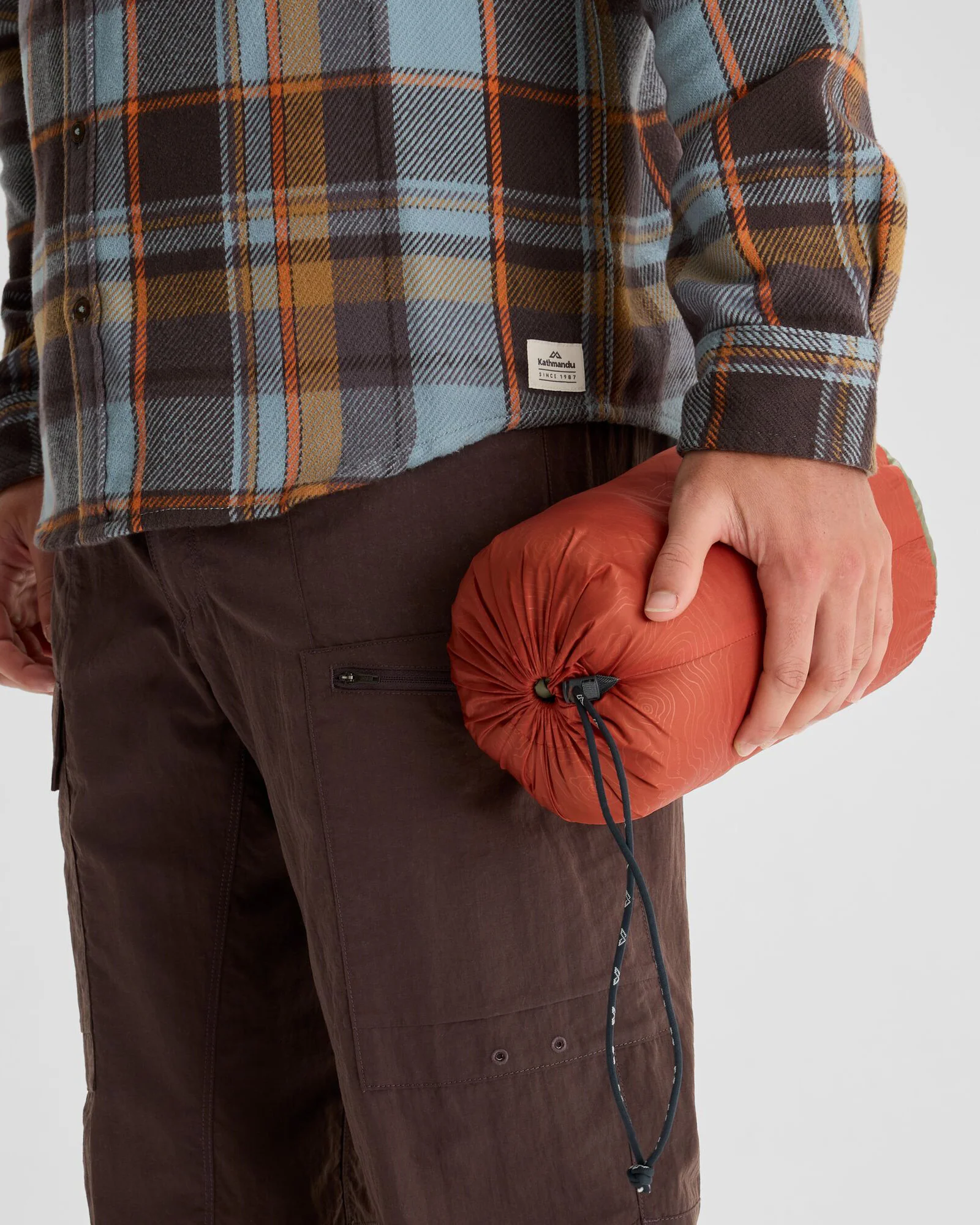 Men's Epiq Down Jacket - Beech/Dark Moss - Image 5